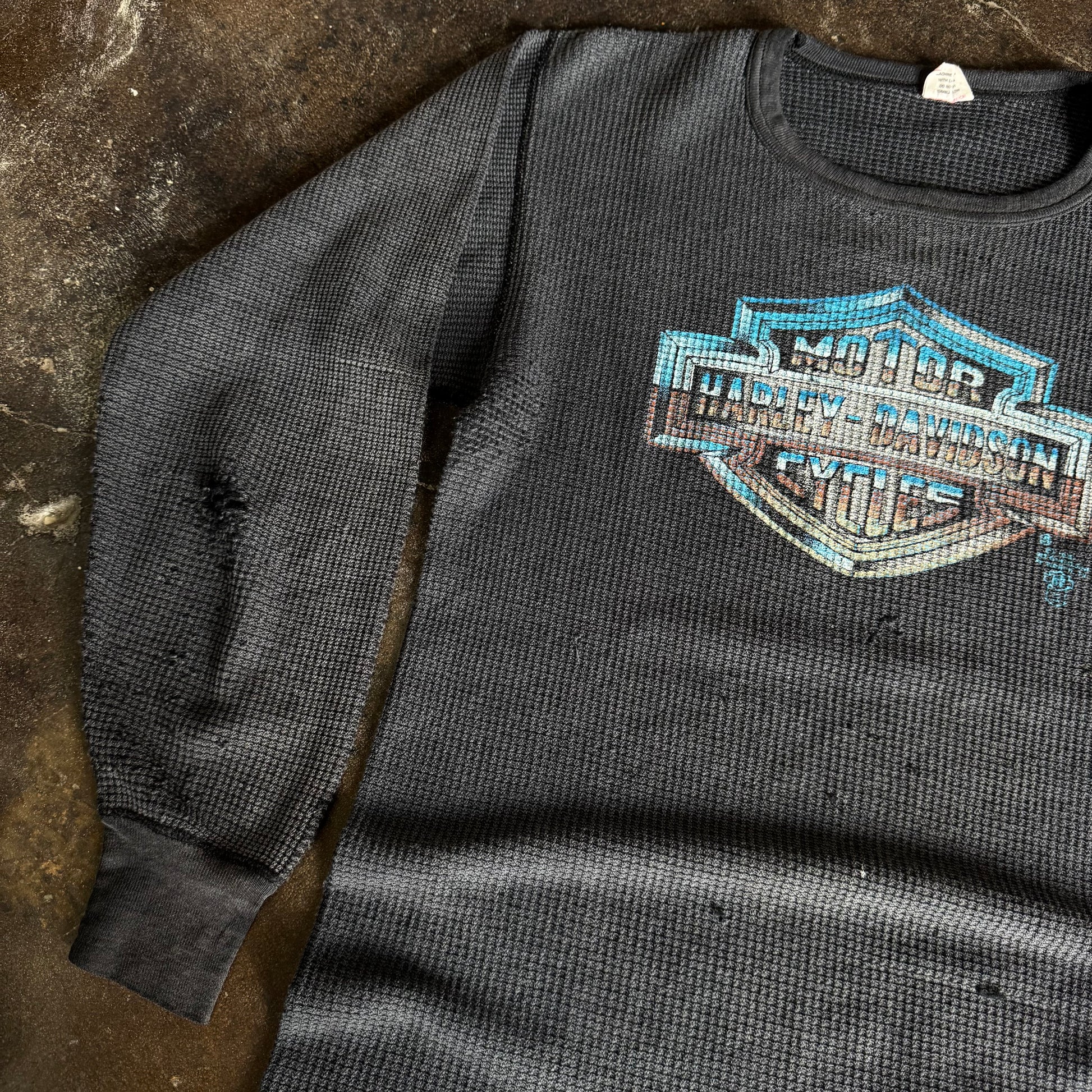 80's Harley 3D Emblem Chrome Emblem Thermal (L/XL)
