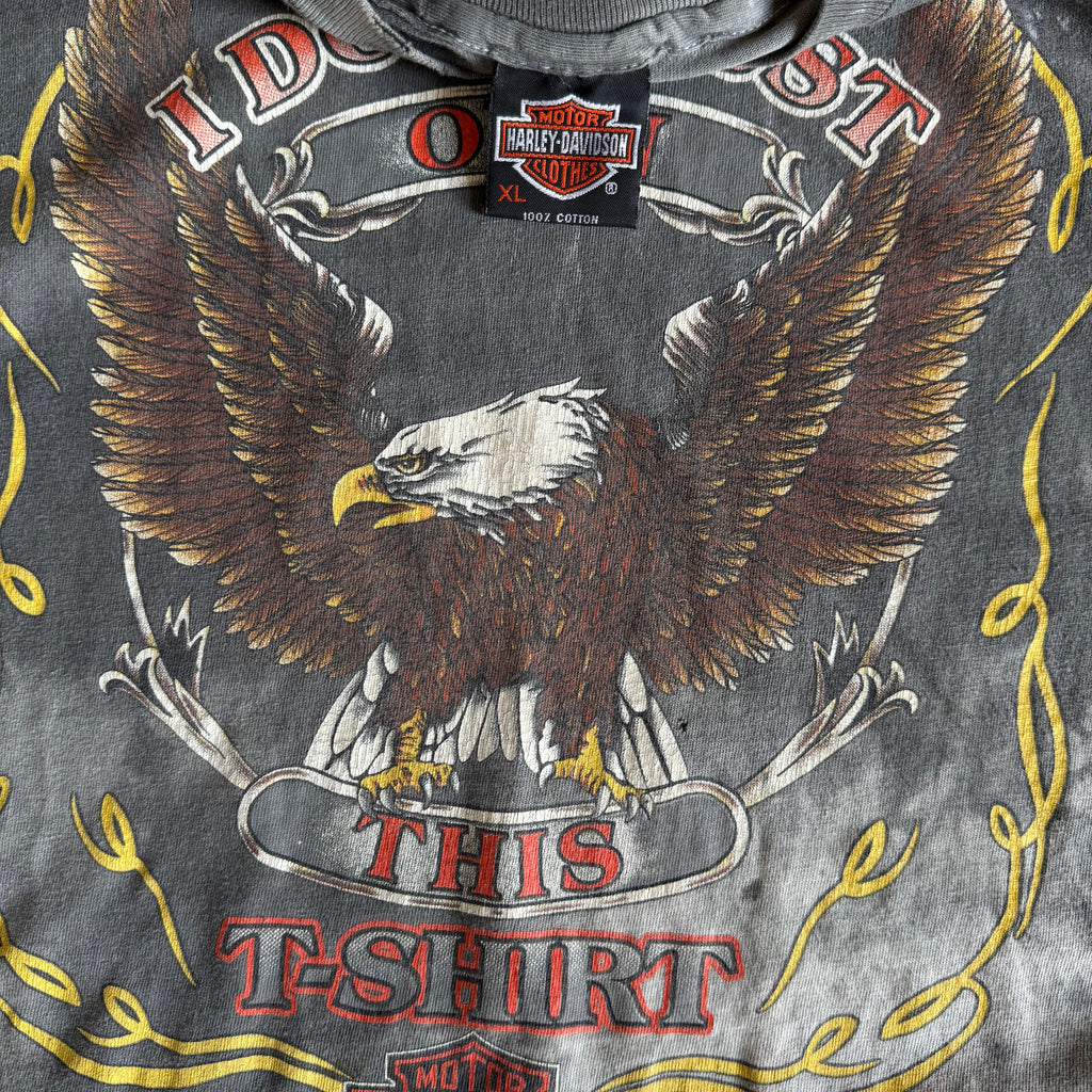 90’s Harley “I Don’t Just Own This Shirt” Faded Tee (XL)