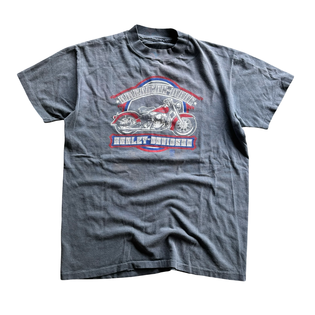 80’s Harley American Made “Mile High” Sun Faded Tee Size L
