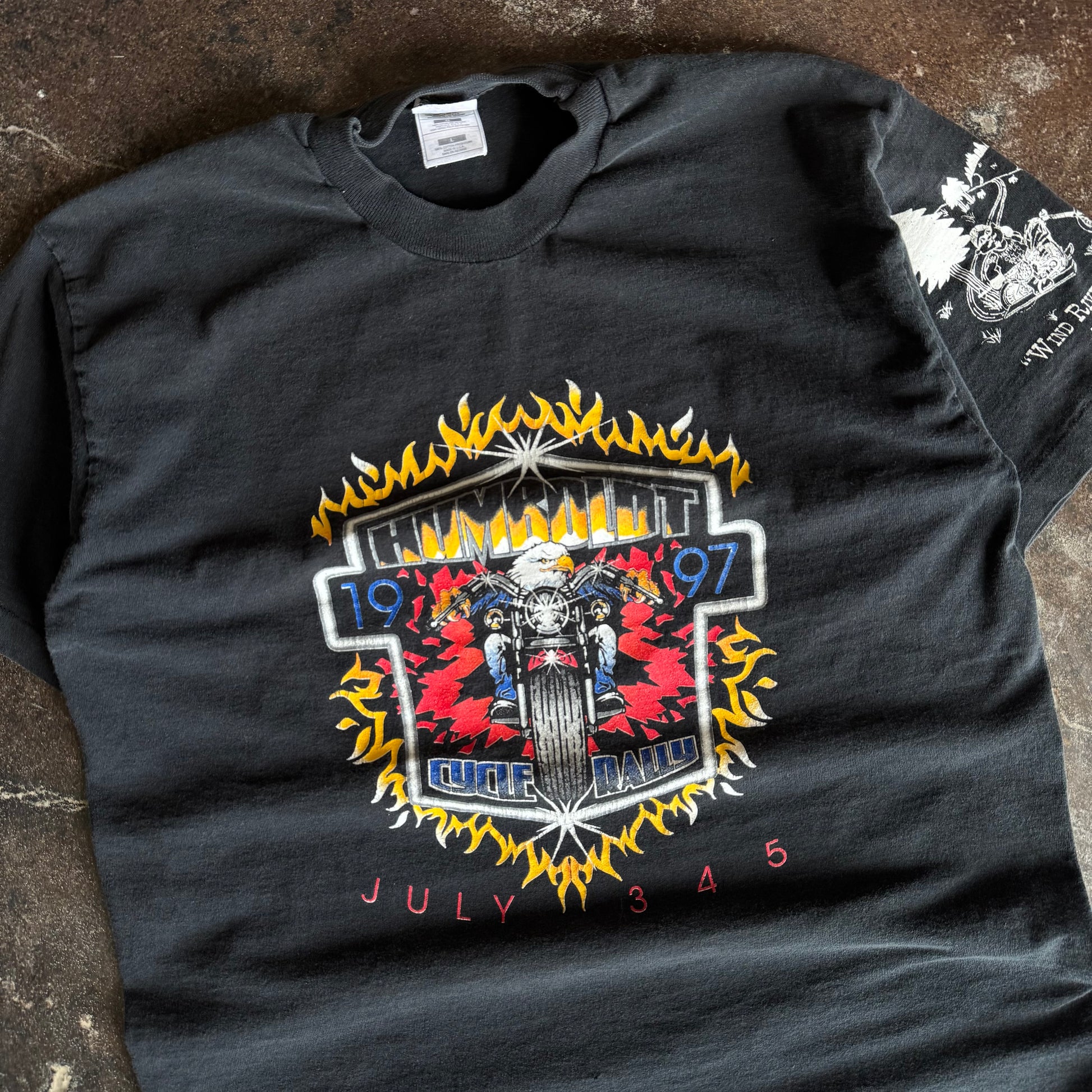 90’s Cycle Rally Flame Tee (L)
