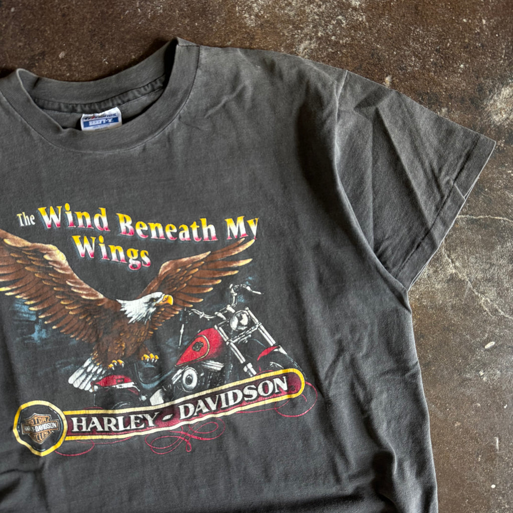 80’s Harley Wind Beneath My Wings Sun Faded Tee (XL)