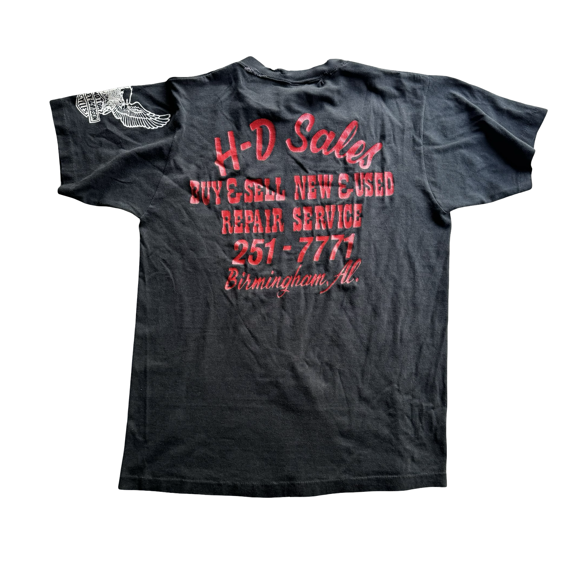80’s Harley Jack Daniel’s Parody Sleeve Hit Tee Size M