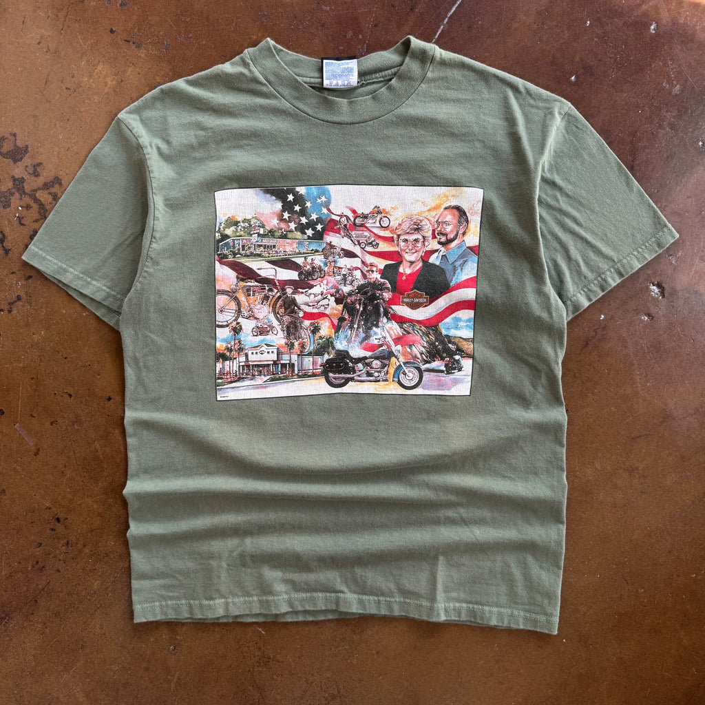 90’s Harley Davidson Arnold History Portrait Tee (XL)