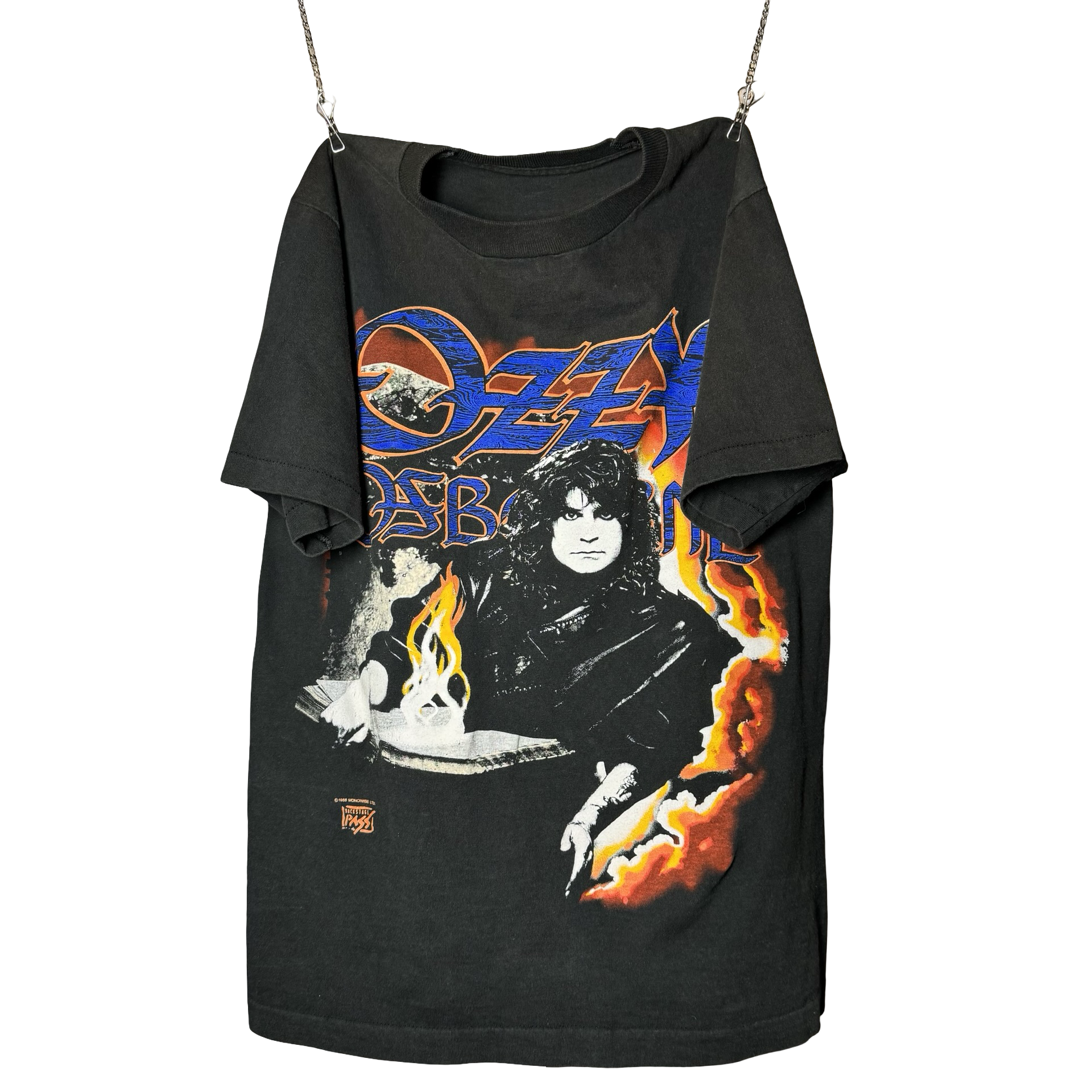 80’s Ozzy Osbourne Backstage Pass Checklist Tee Size M