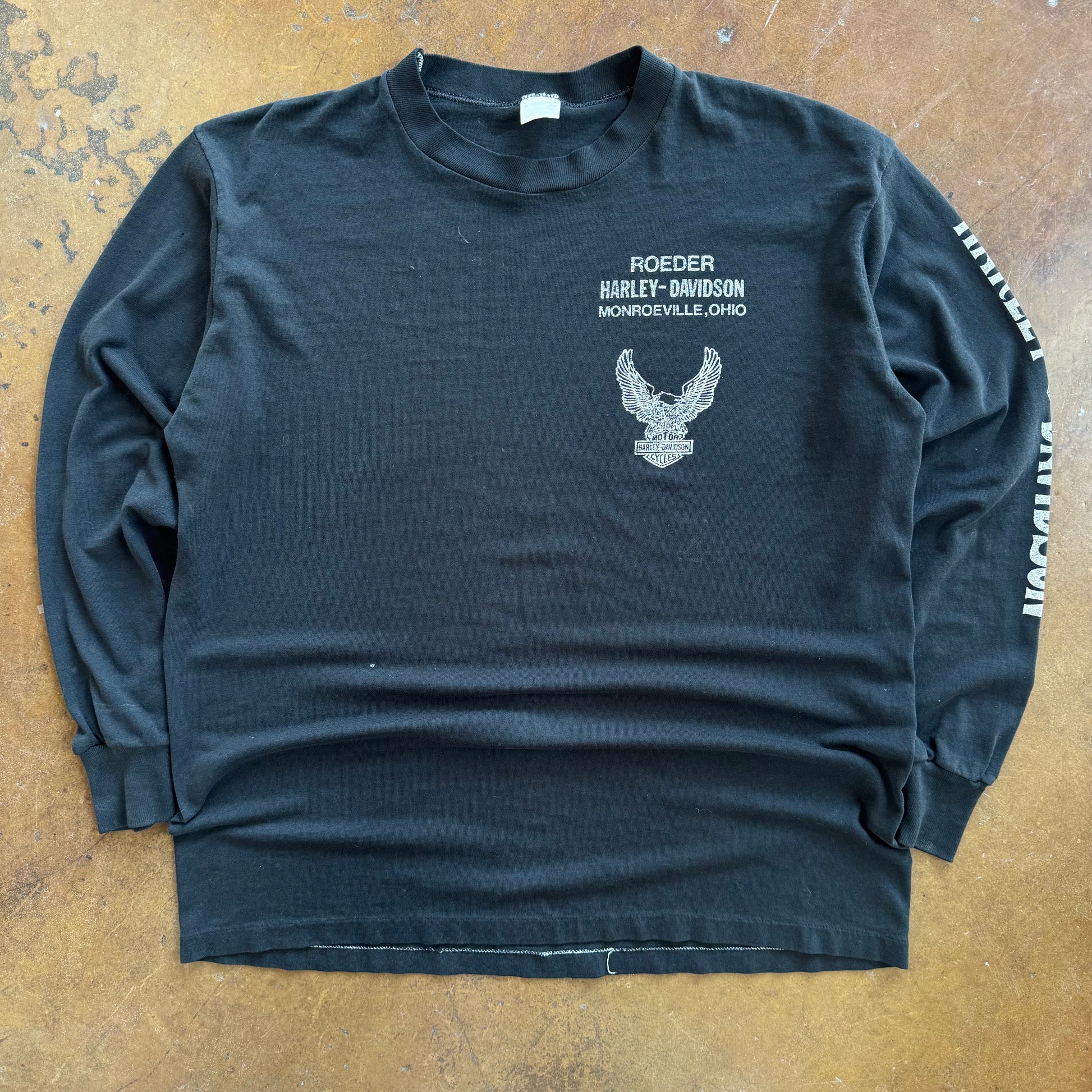80’s Harley V Emblem Roeder Longsleeve Tee (L)