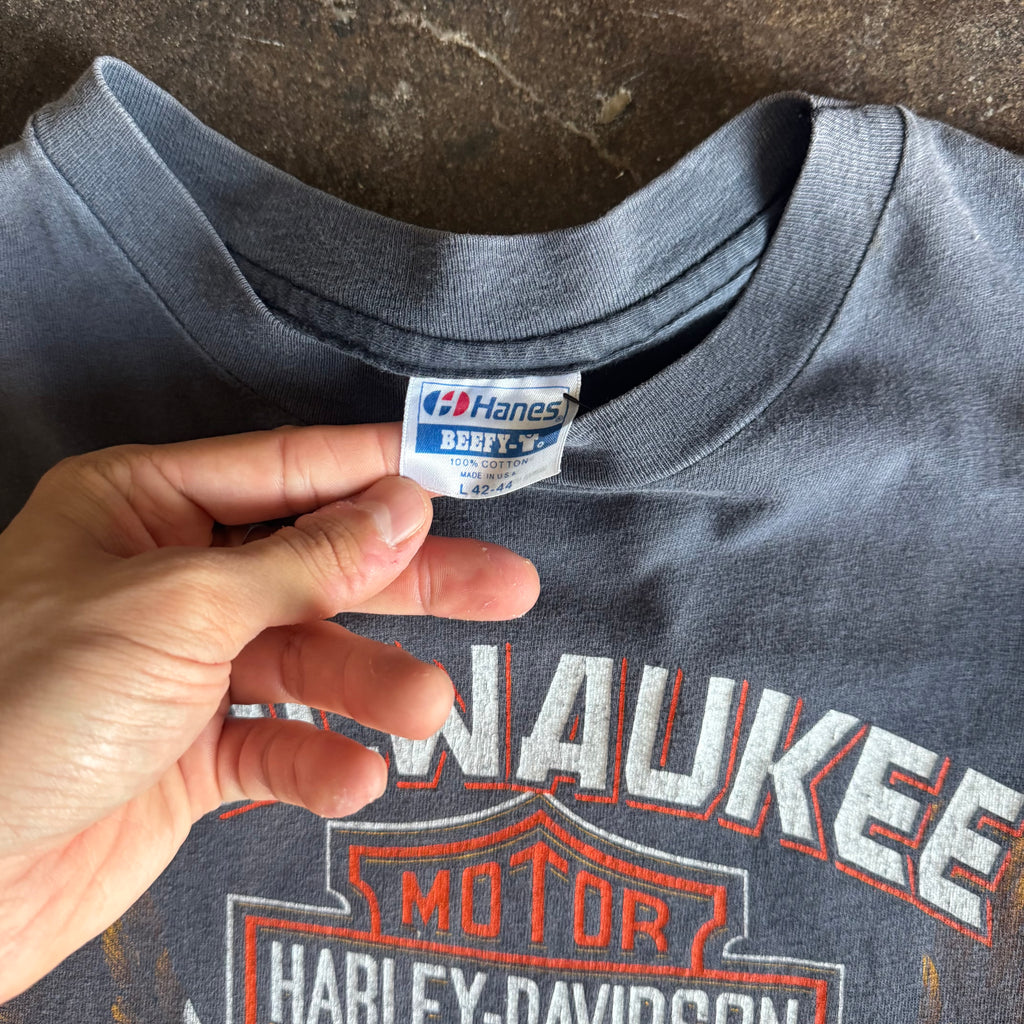 80’s Harley Milwaukee Iron Sun Faded Tee (L)