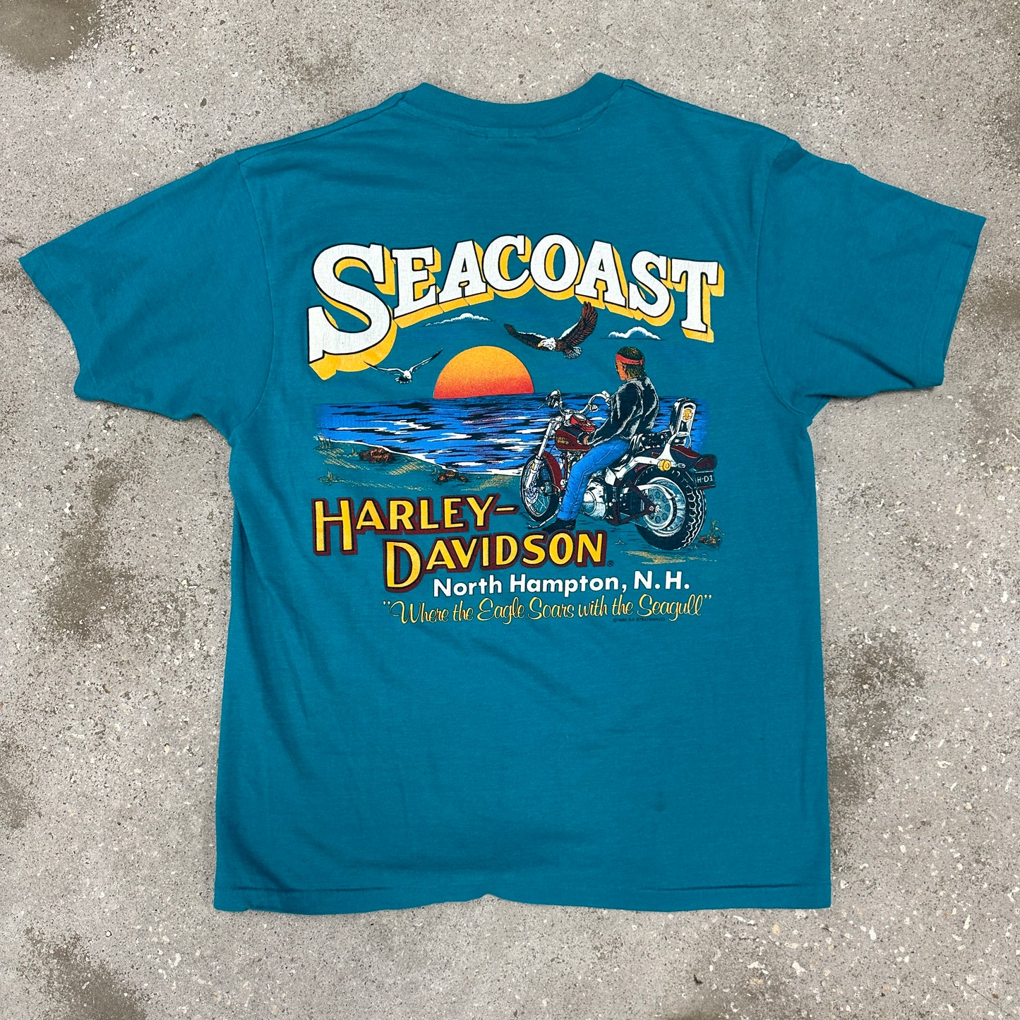 Harley Eagle Seacoast 80s Tee