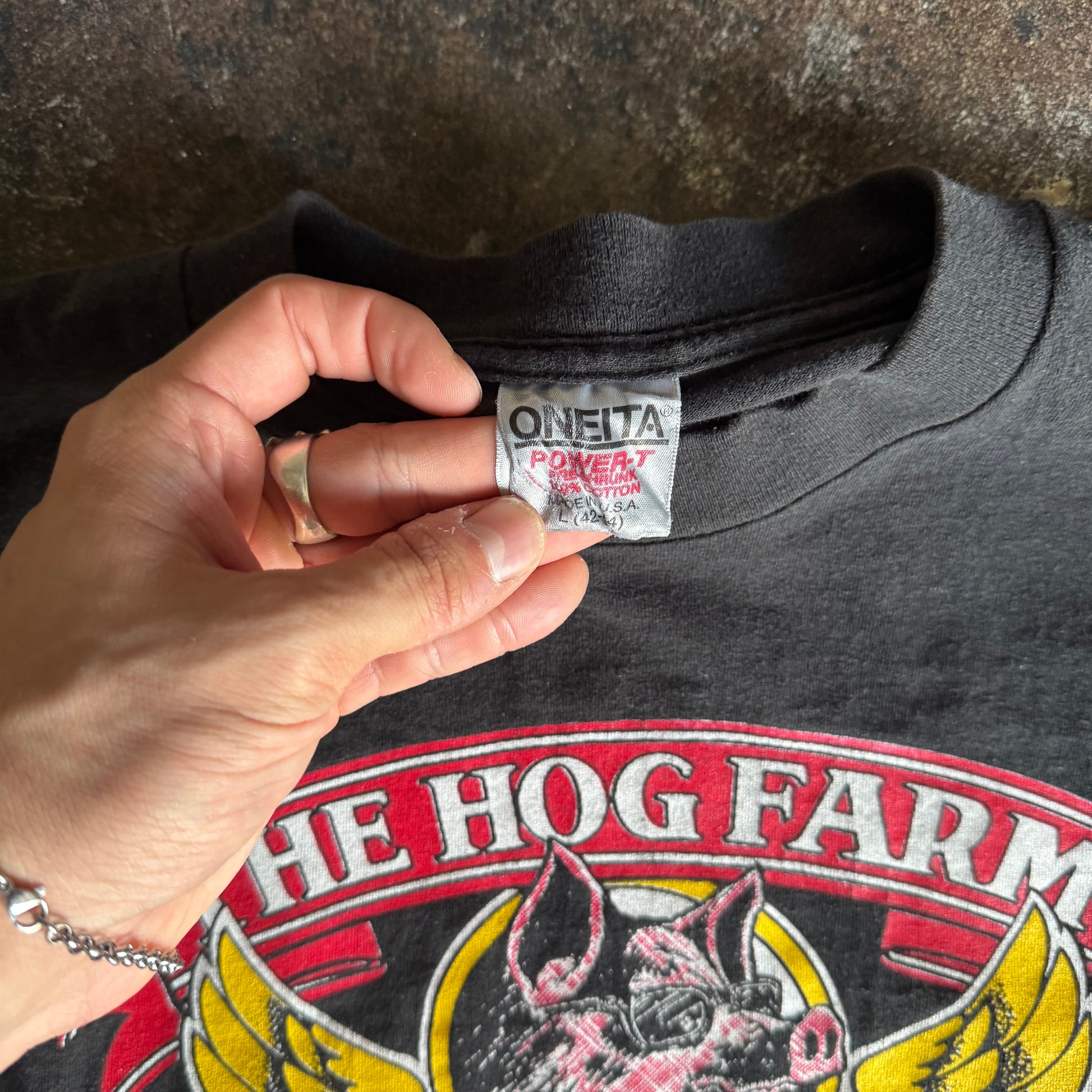 90’s Hog Farm Unauthorized Dealer Flame Longsleeve (L)