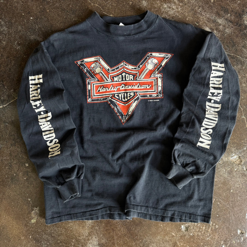 80’s Harley V Emblem Motor City Longsleeve (Cropped XL)