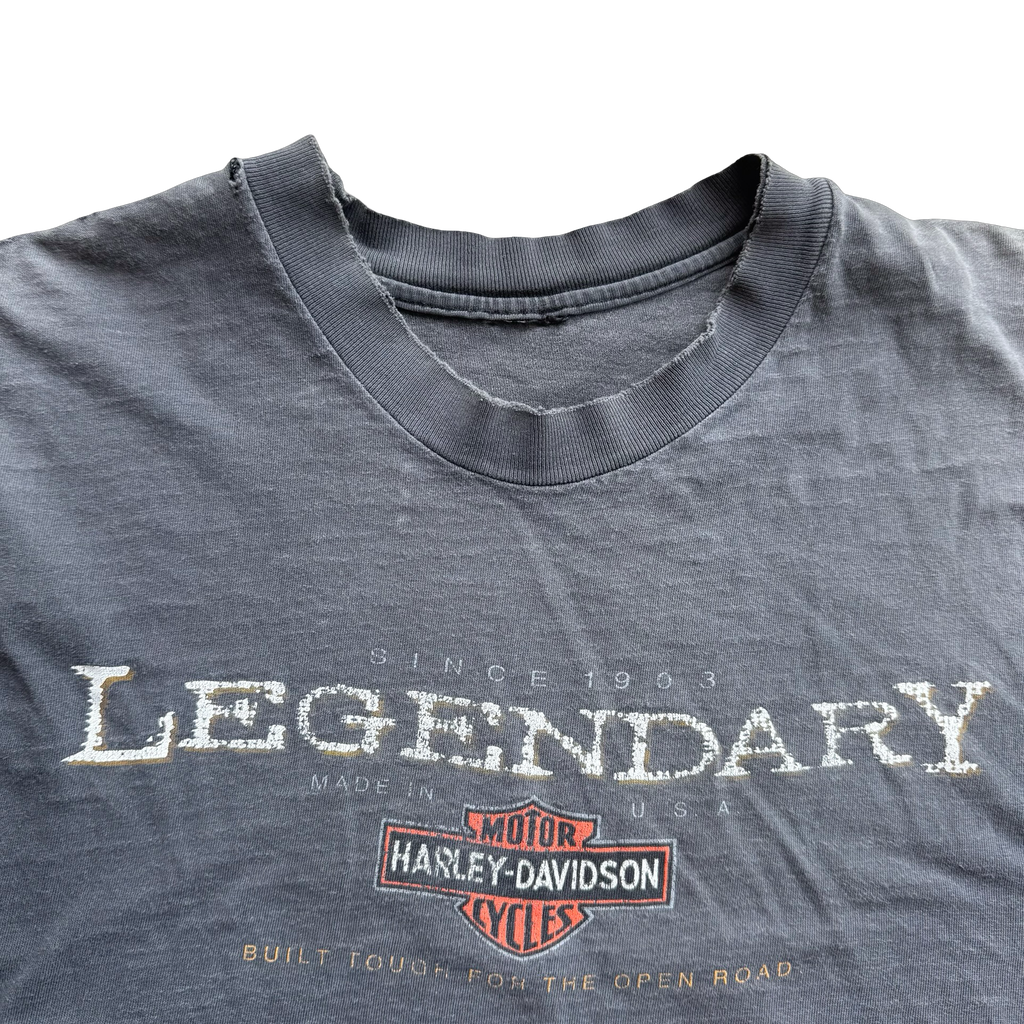 90’s Harley Sun Faded Cut-Off Tank Top Tee Size L