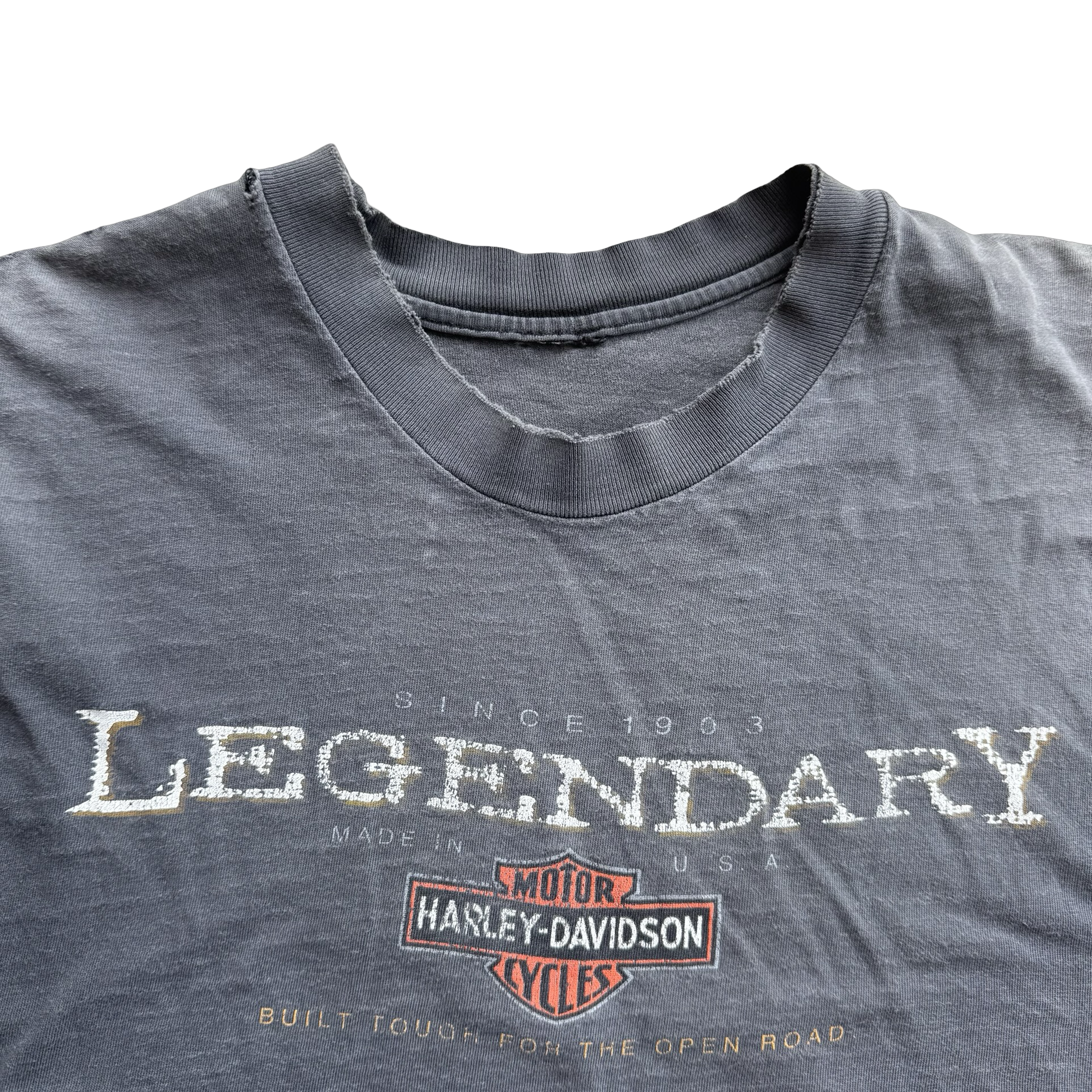 90’s Harley Sun Faded Cut-Off Tank Top Tee Size L