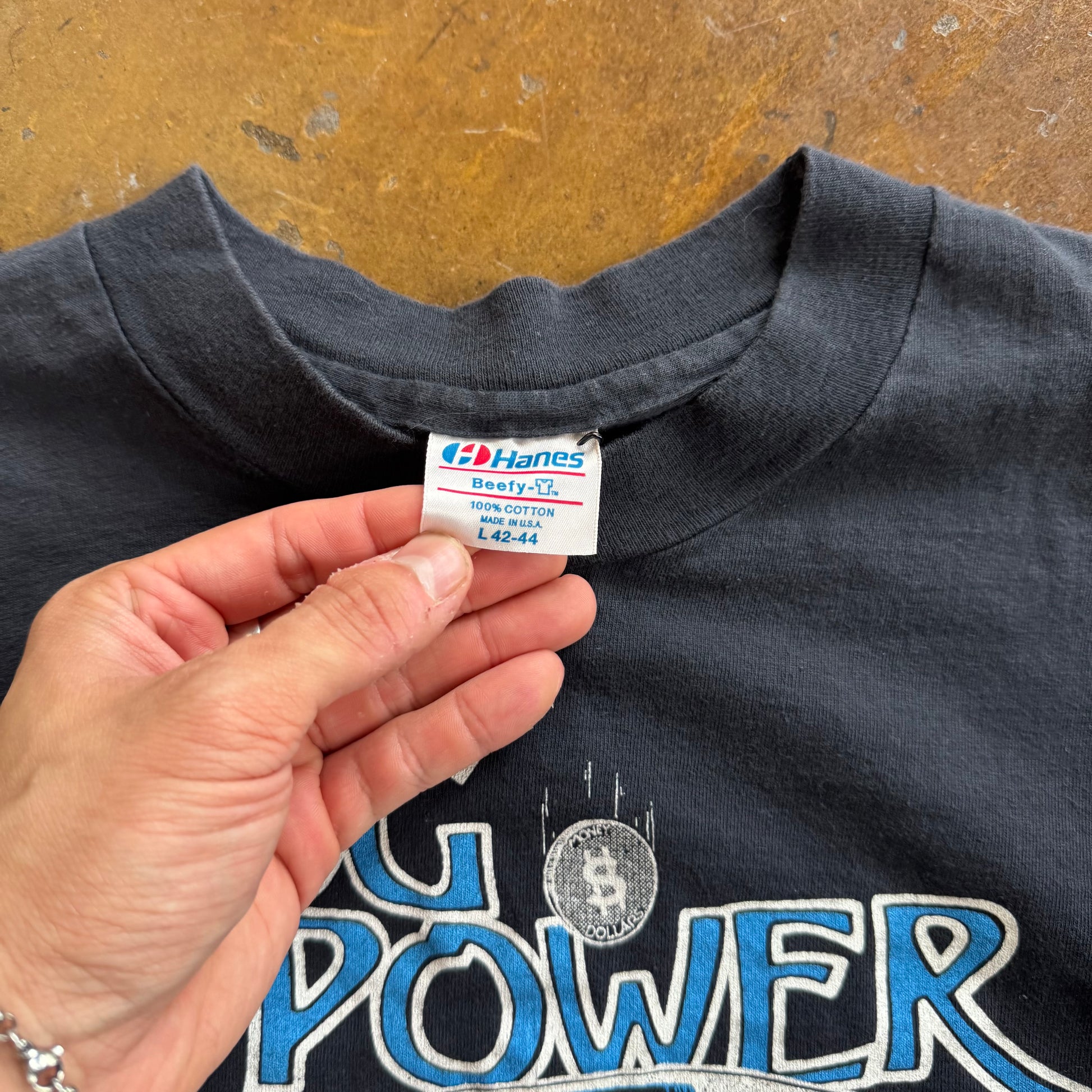 80’s Harley Hog Power Piggy Bank Tee (L)
