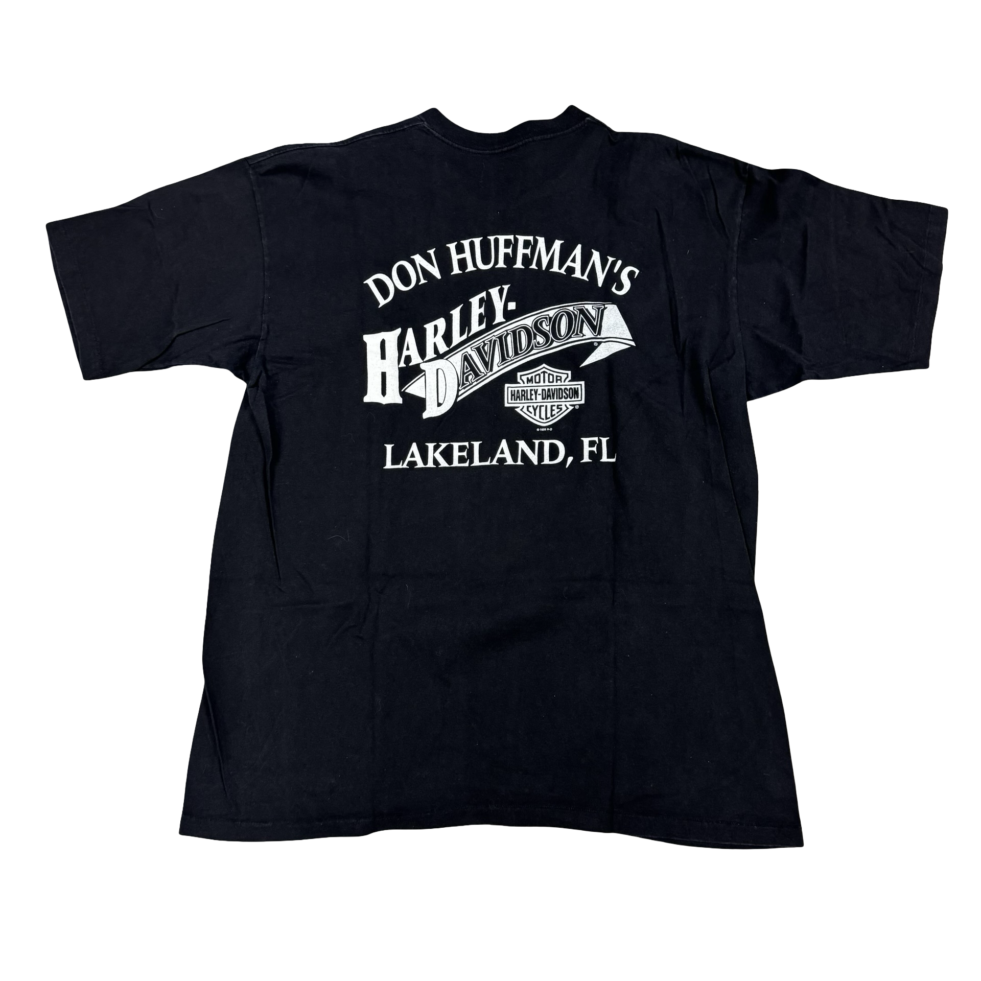 90’s Harley Nature Purple Flame Emblem Tee Size XXL