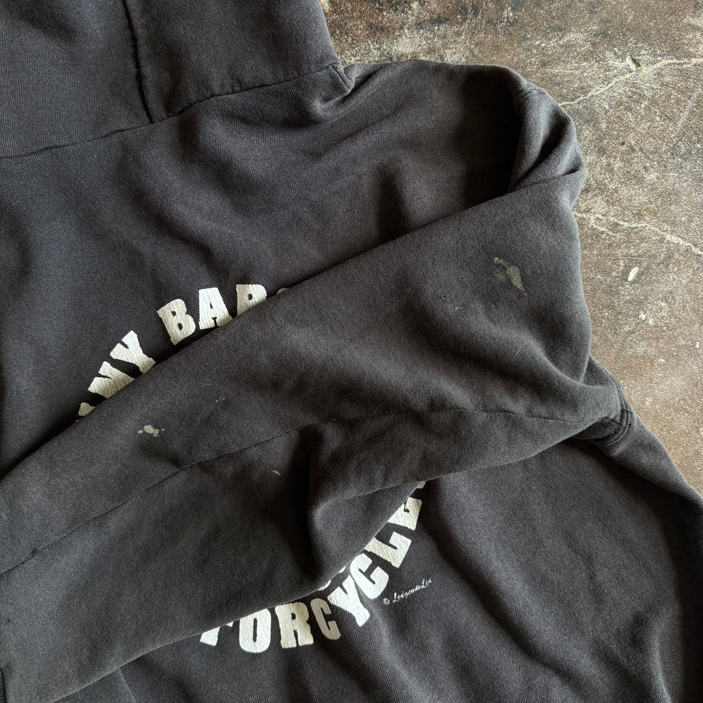 90’s Sonny Barger Motorcycles Zip Up Flame Hoodie (XL)