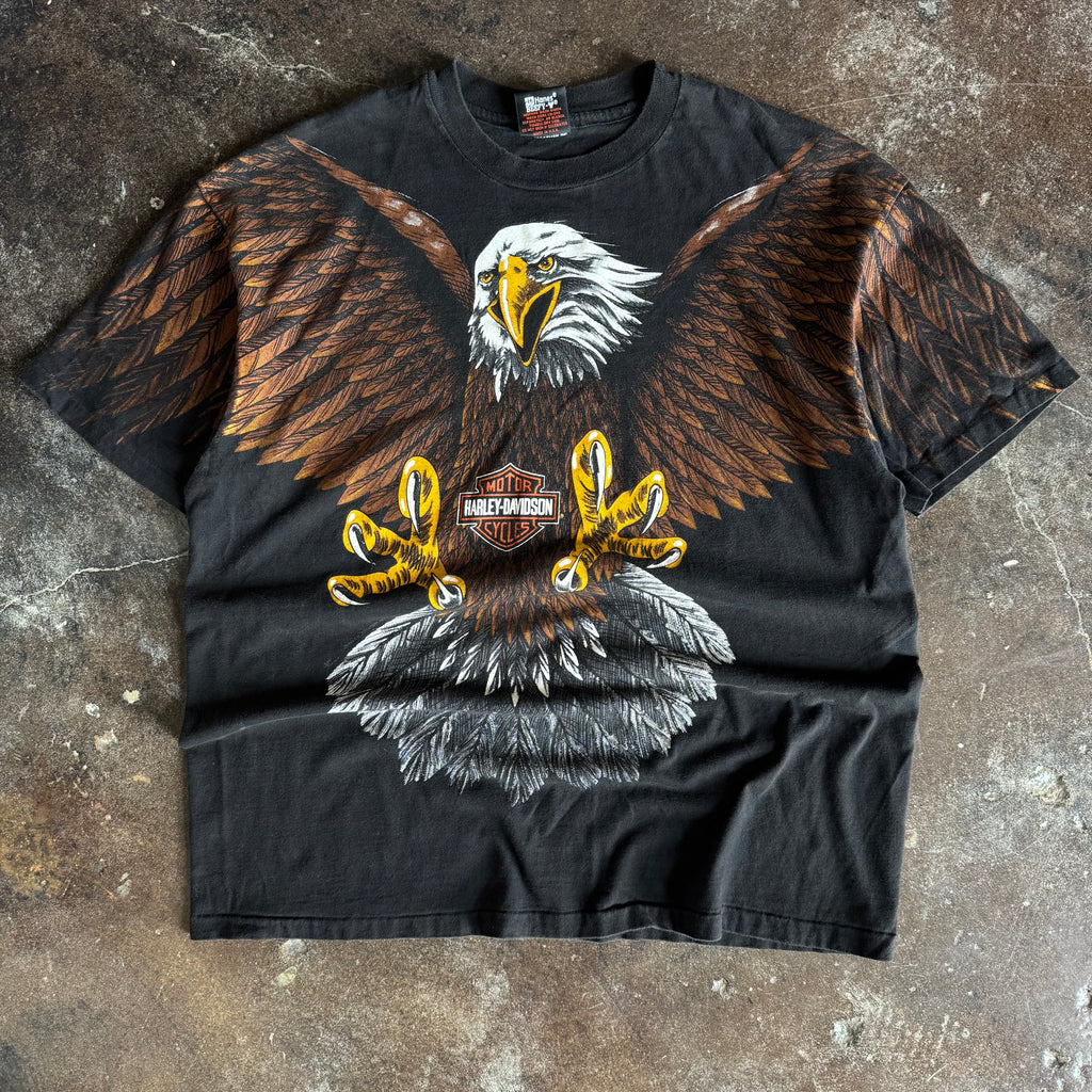 90’s Harley Davidson Eagle AOP Florida Tee (XL)
