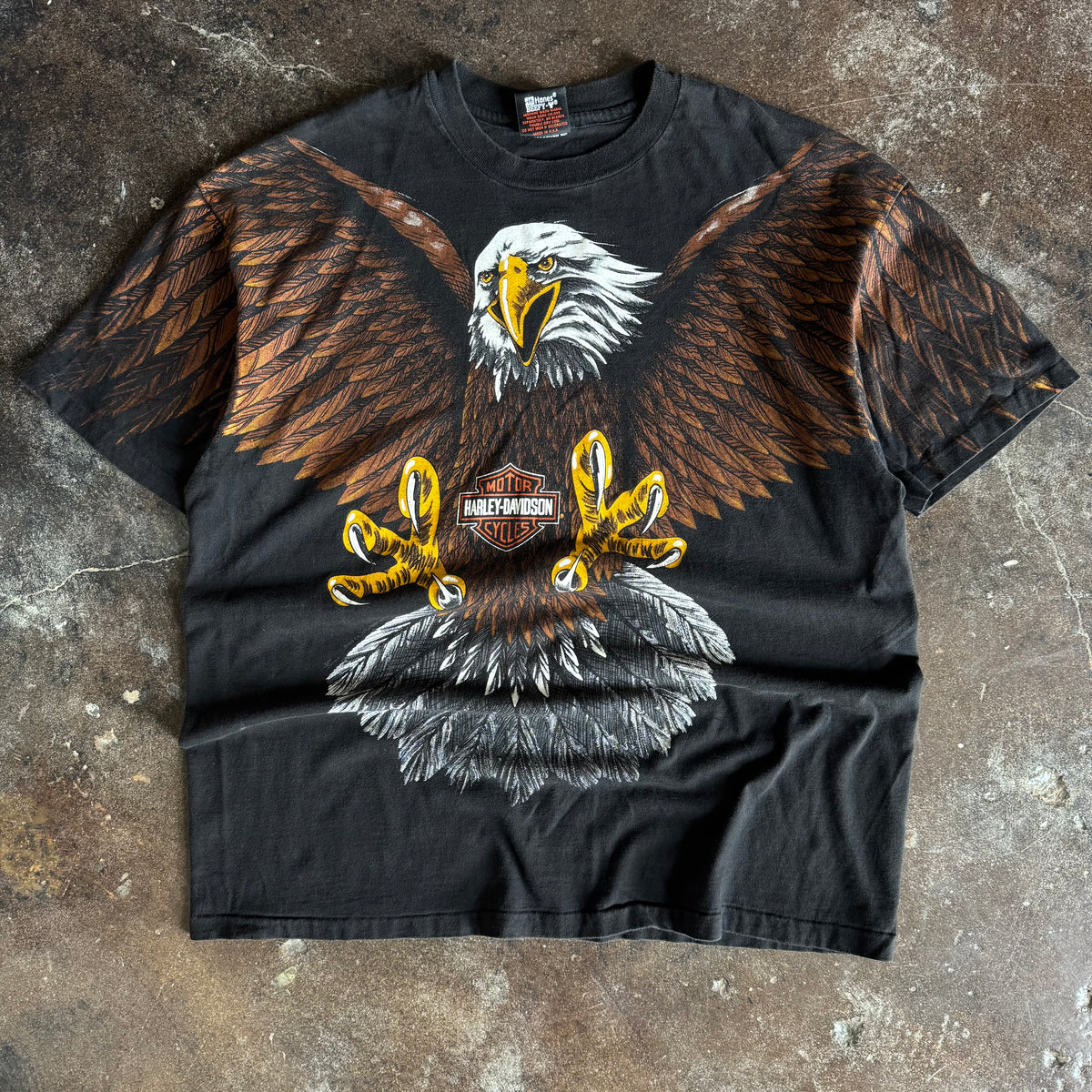 90’s Harley Davidson Eagle AOP Tee (XL)