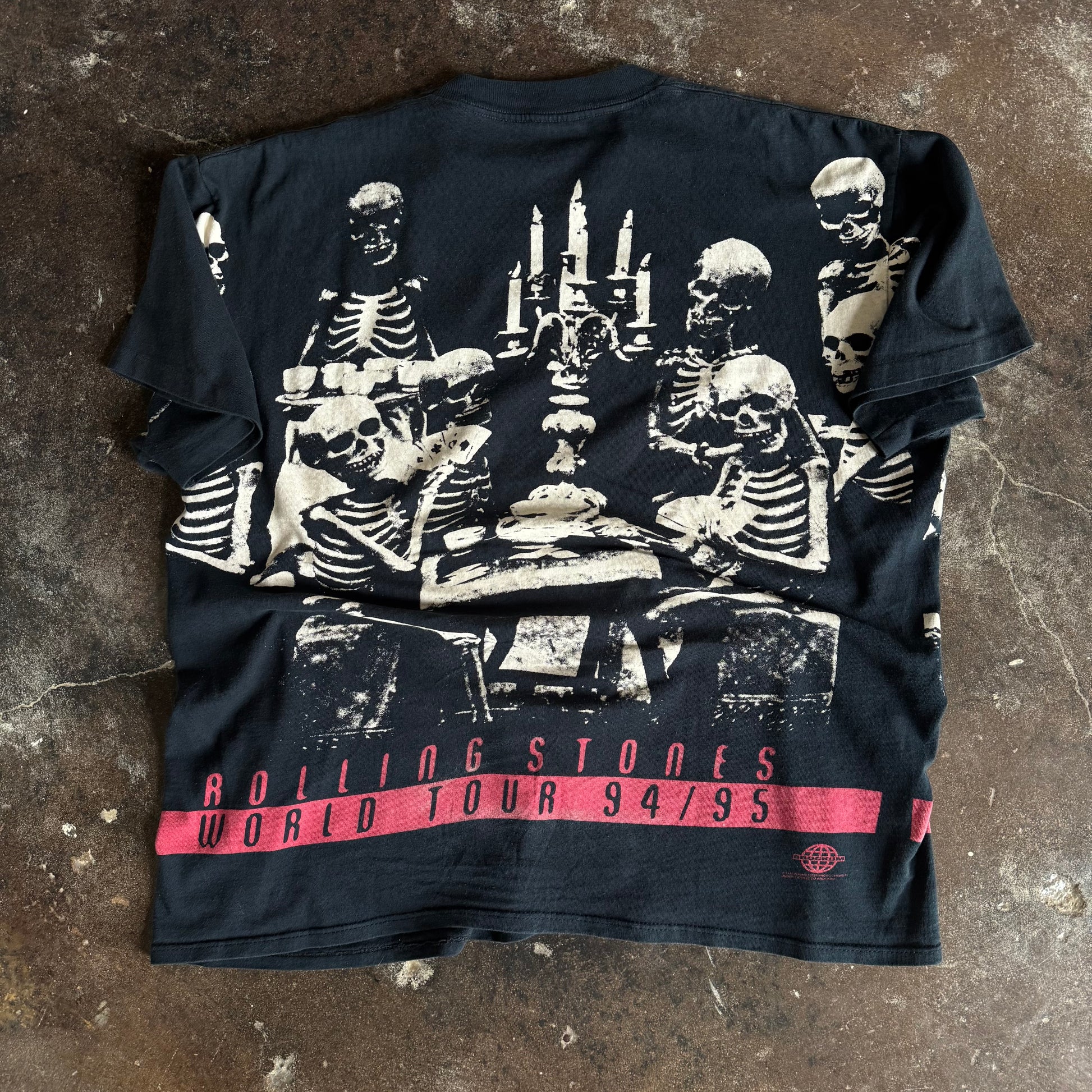 90’s Rolling Stones Skeleton AOP Band Tee (XL)