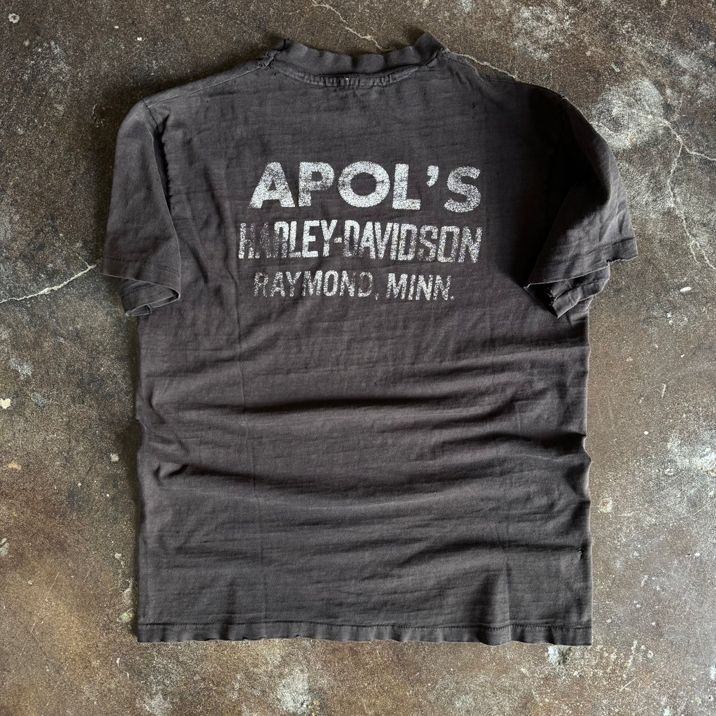70’s Harley Sportster Eagle Distressed Tee (M)