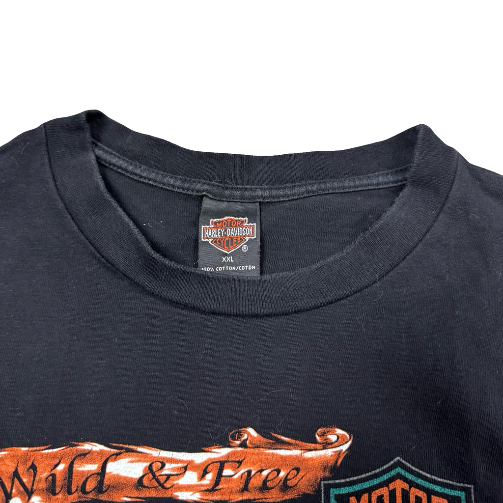 90’s Harley Wild & Free Gator Dealer Tee Size XXL