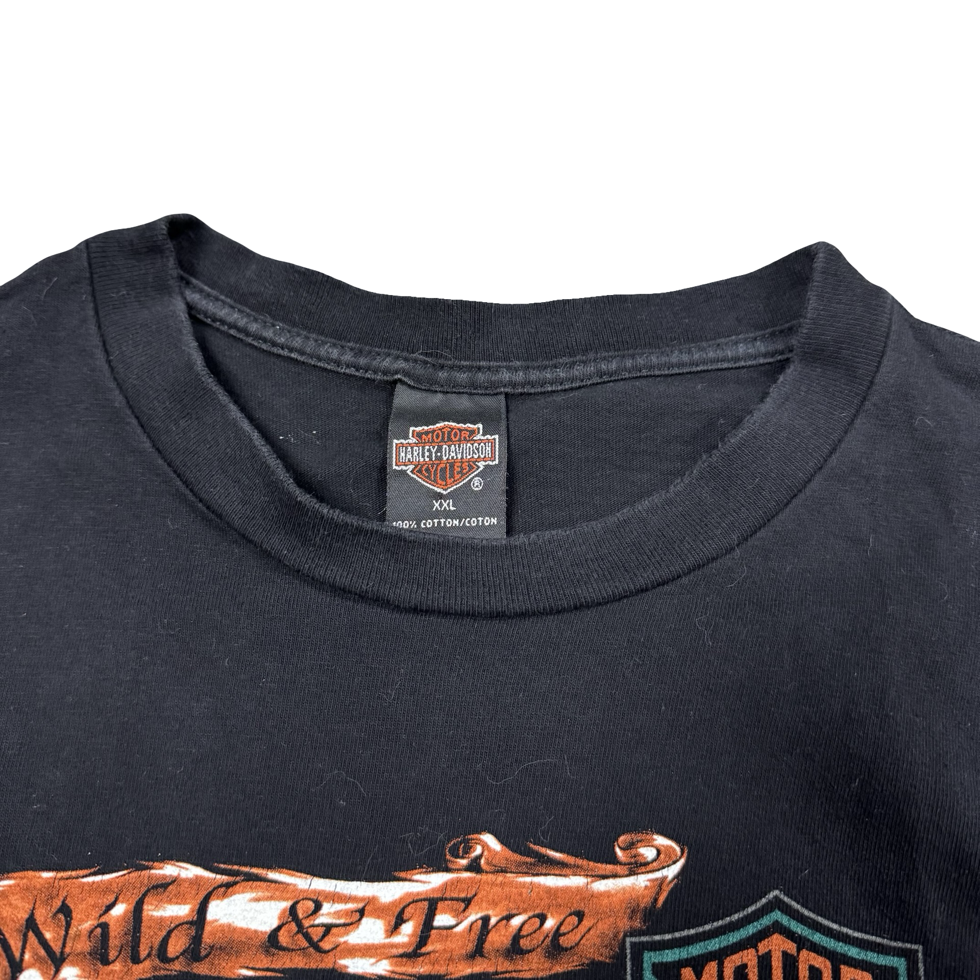 90’s Harley Wild & Free Gator Dealer Tee Size XXL
