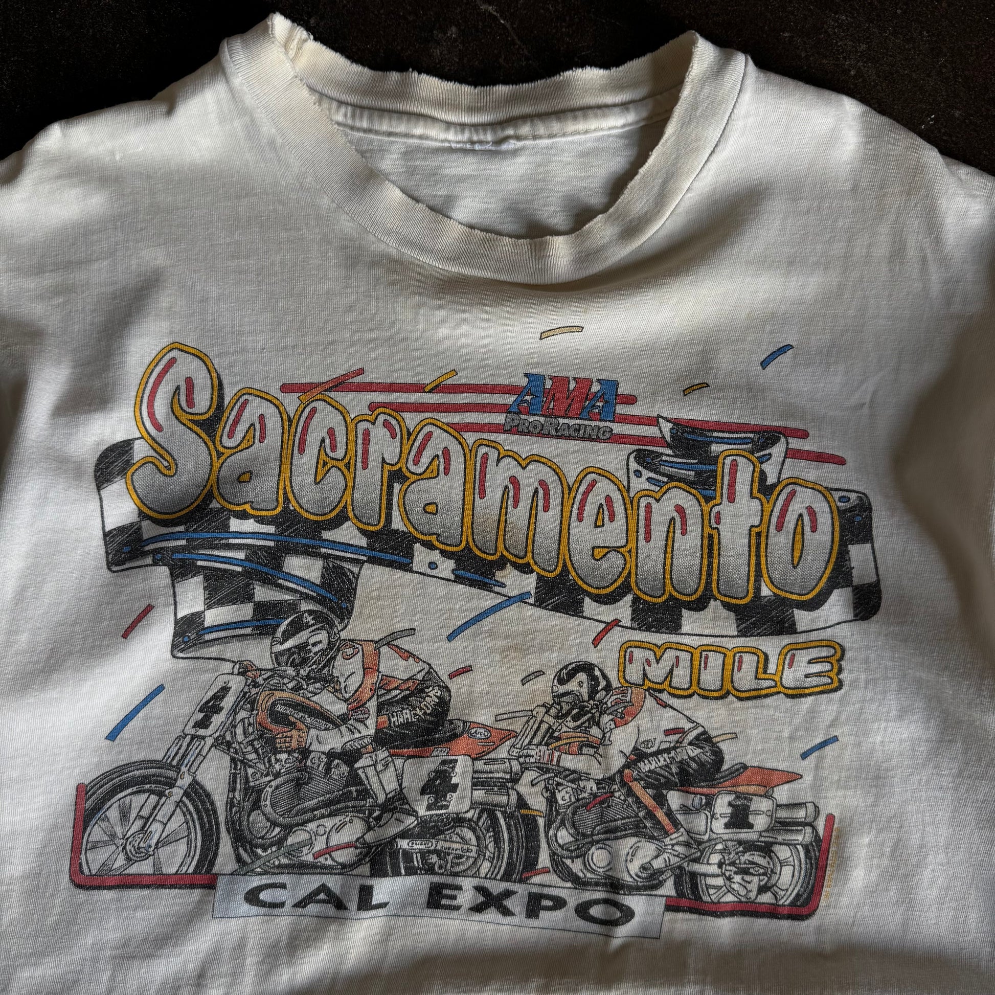 80’s Harley Racing AMA Sacramento Mile Tee (L)