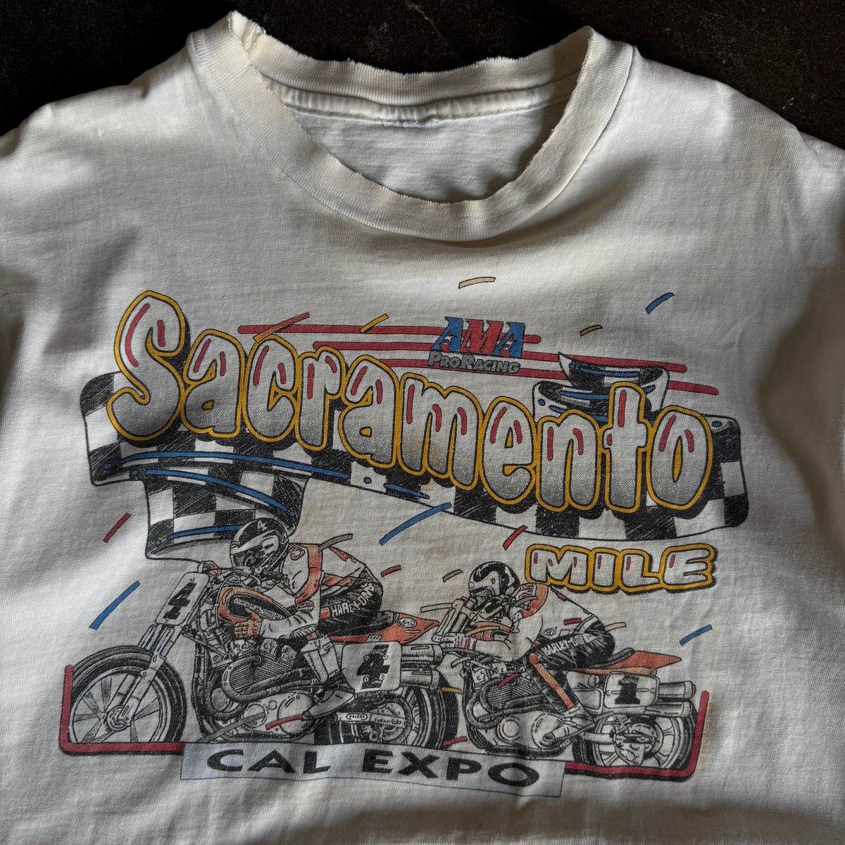 80’s Harley Racing AMA Sacramento Mile Tee (L)