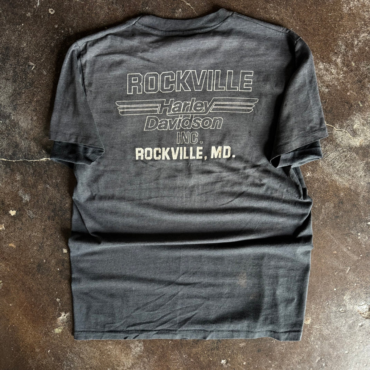 80’s Harley Brown Wing Emblem Tee (L)