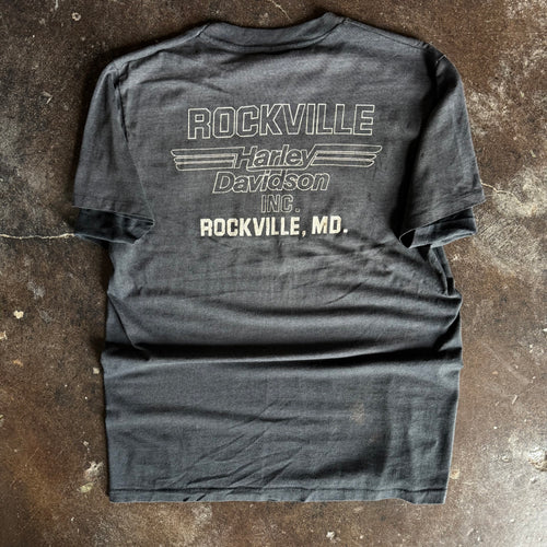 80’s Harley Brown Wing Emblem Tee (L)