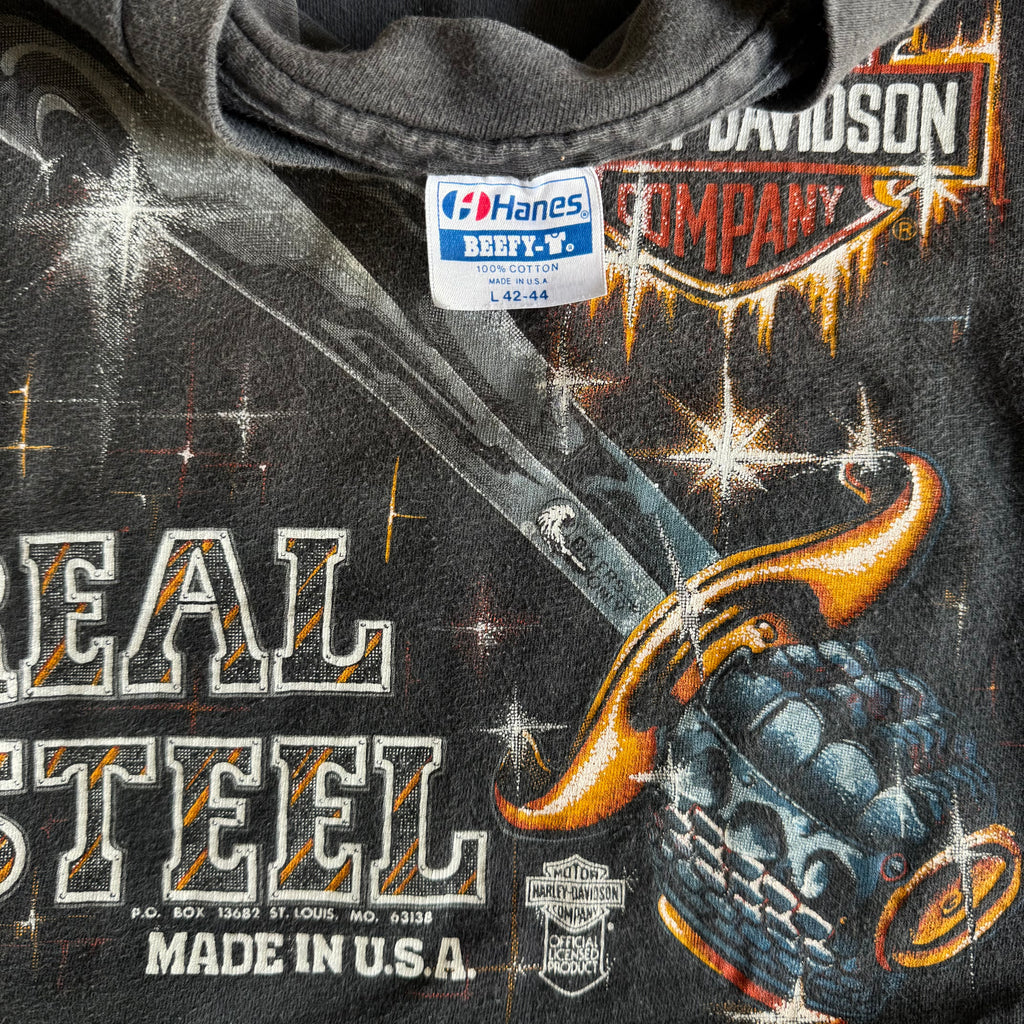 80’s Harley “Real Steel” NY Tee (L)