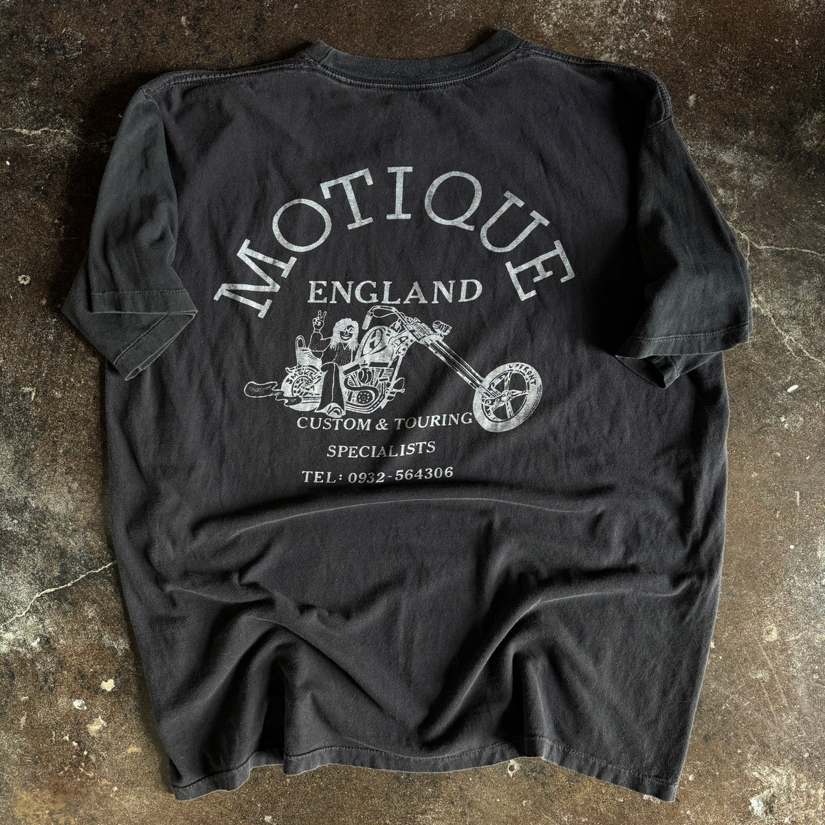 80’s Ride Hard Die Free England Skull Tee (XL)