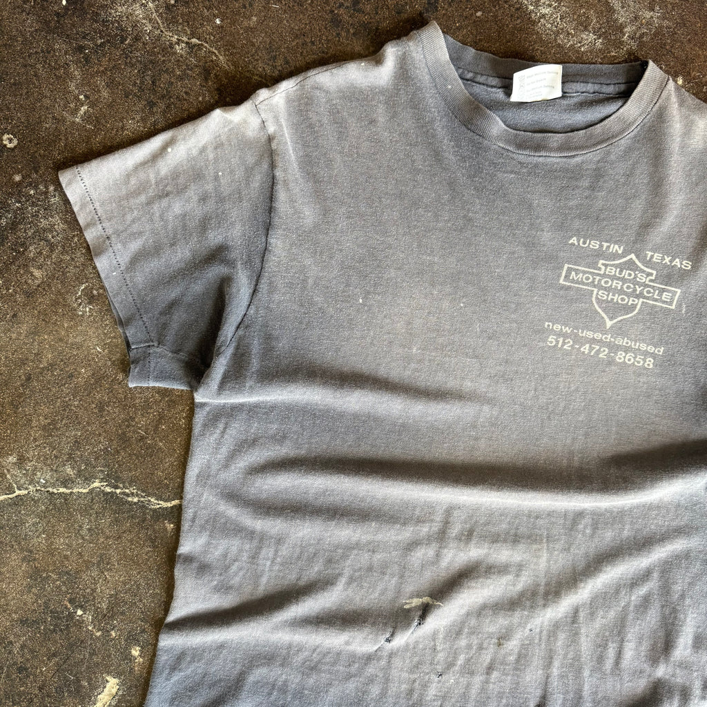 80’s Bud’s Motorcycle Shop Sun Faded Tee (M/L)