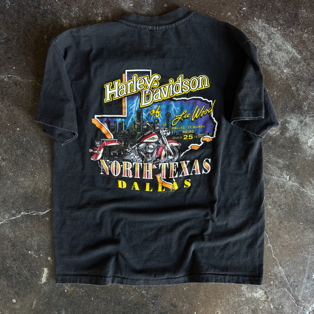 90’s Harley V Twin Eagle Dallas Tee (L)