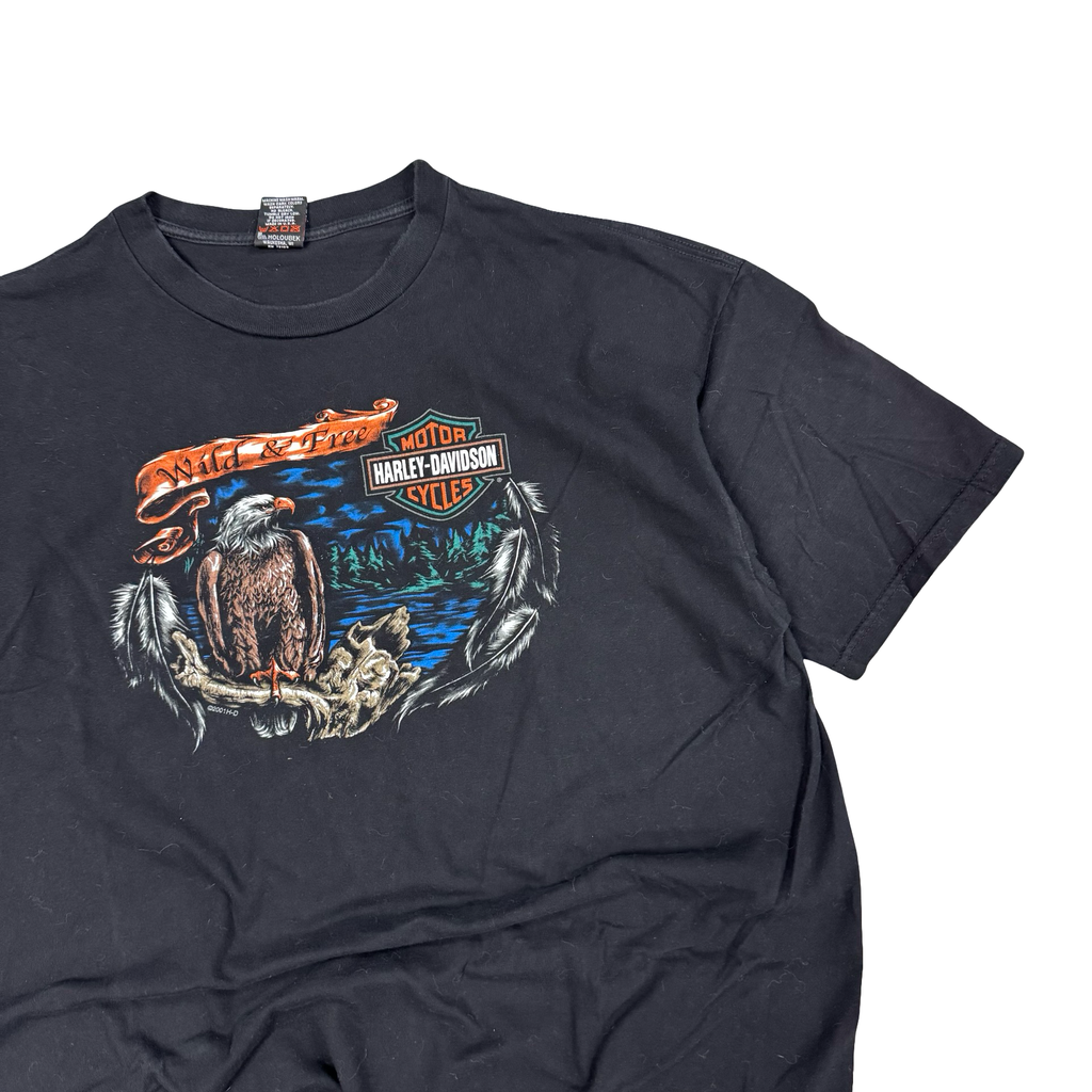 90’s Harley Wild & Free Gator Dealer Tee Size XXL