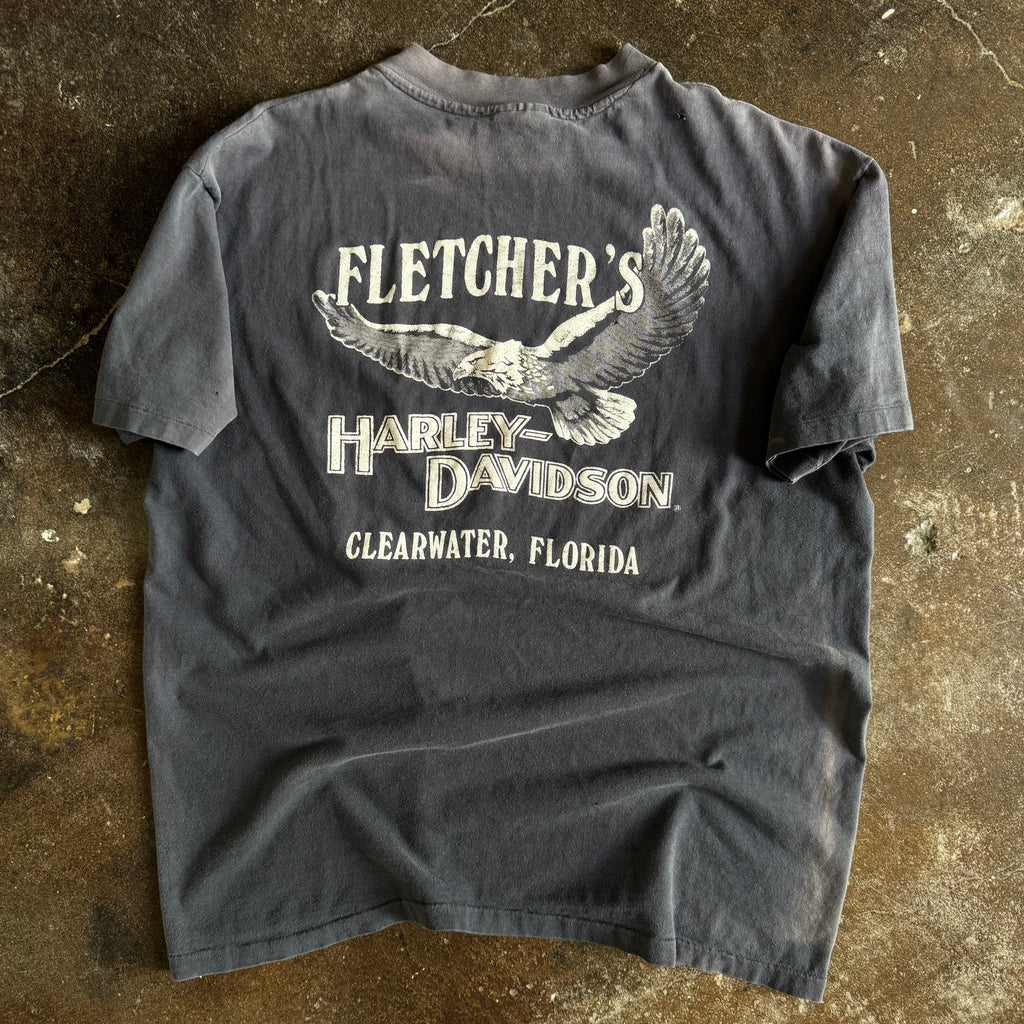 80’s Harley “Real Steel” Sun Faded Tee (XL)