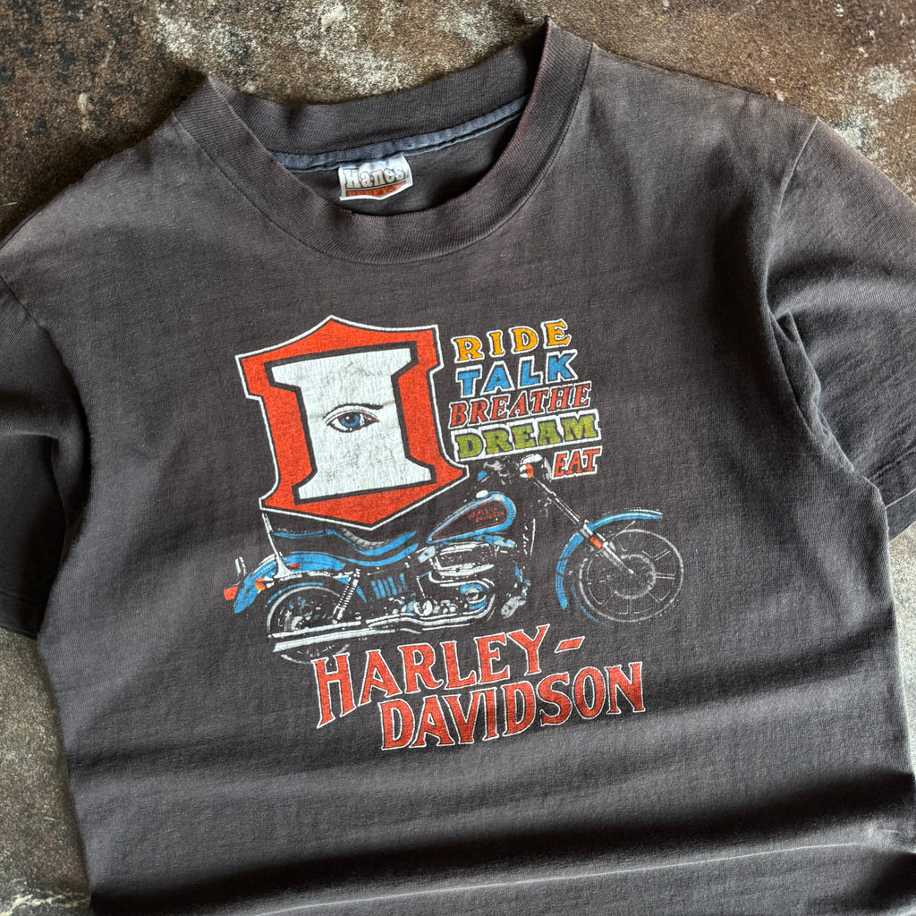 80’s Harley Eye “Ride, Talk, Breathe..” Tee (M)