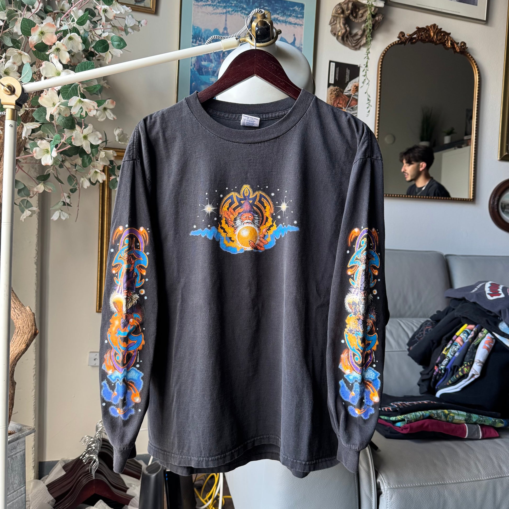 Y2K Wizard GRAIL Bike Week Longsleeve Tee Size L