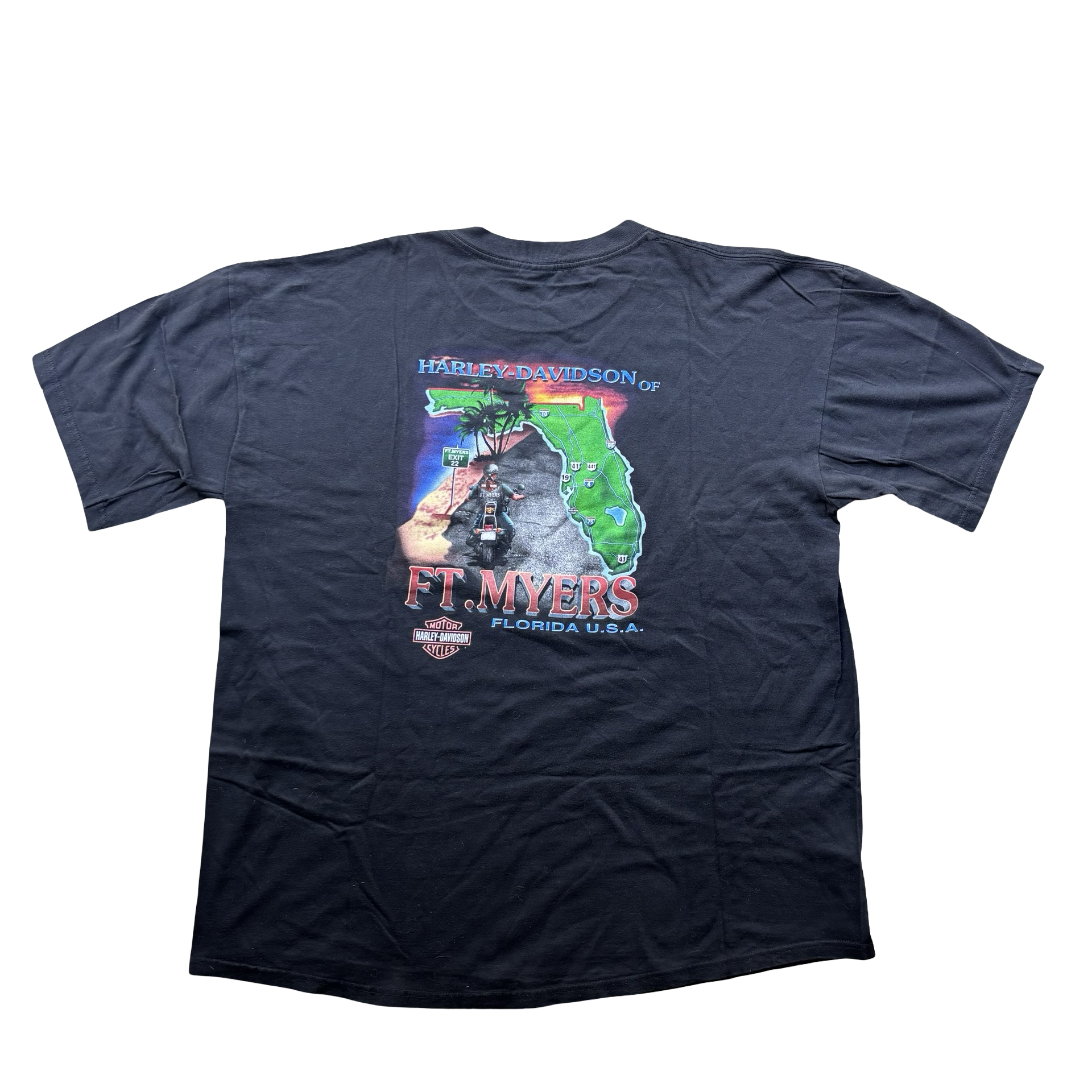 90’s Harley Flame USA Emblem Tee Size XXL