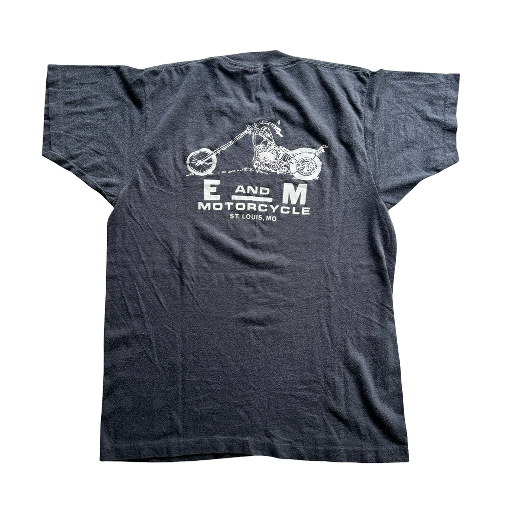 70’a Harley Emblem Essential E&M Tee Size L