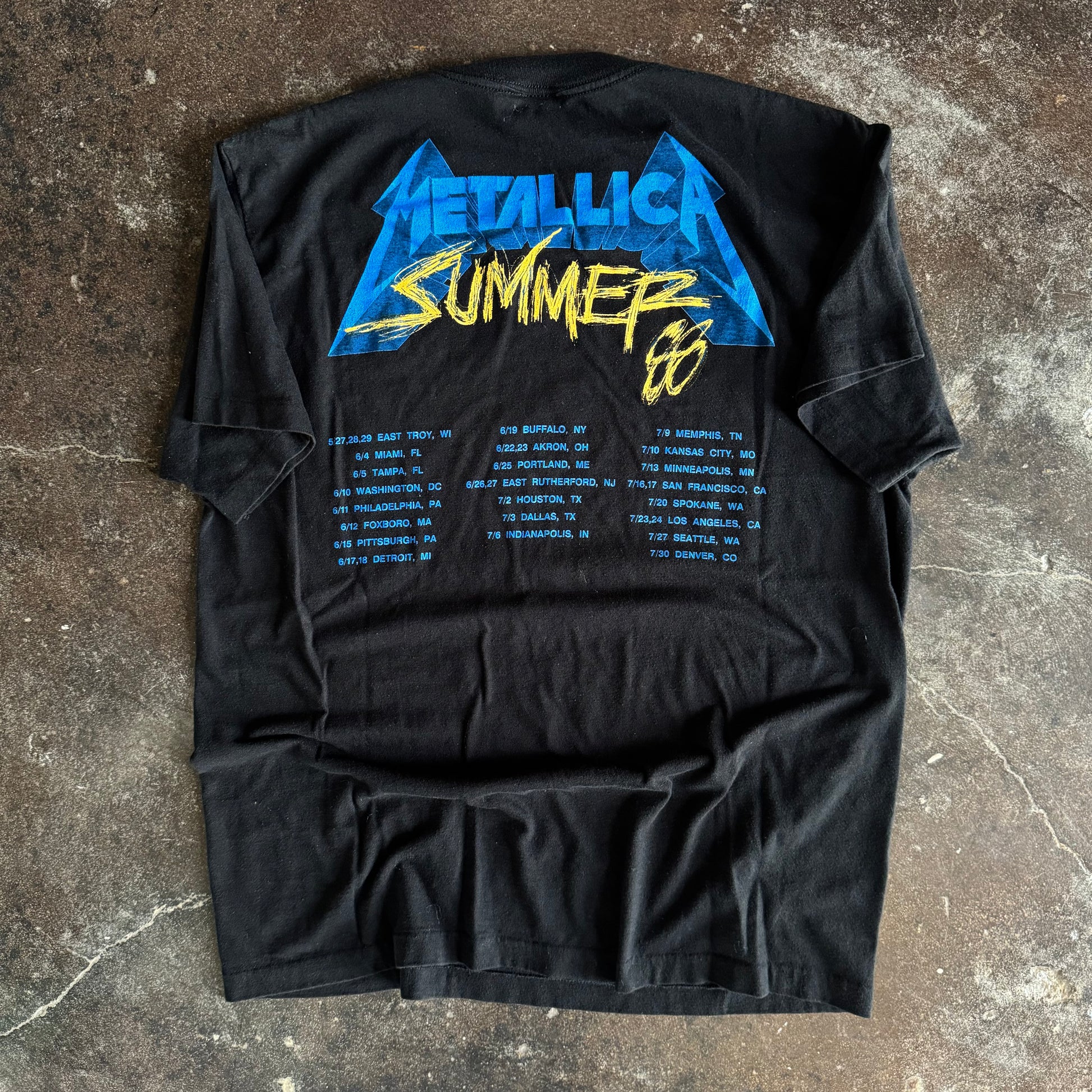 80’s Metallica Pushead Summer Tour Tee (XL)