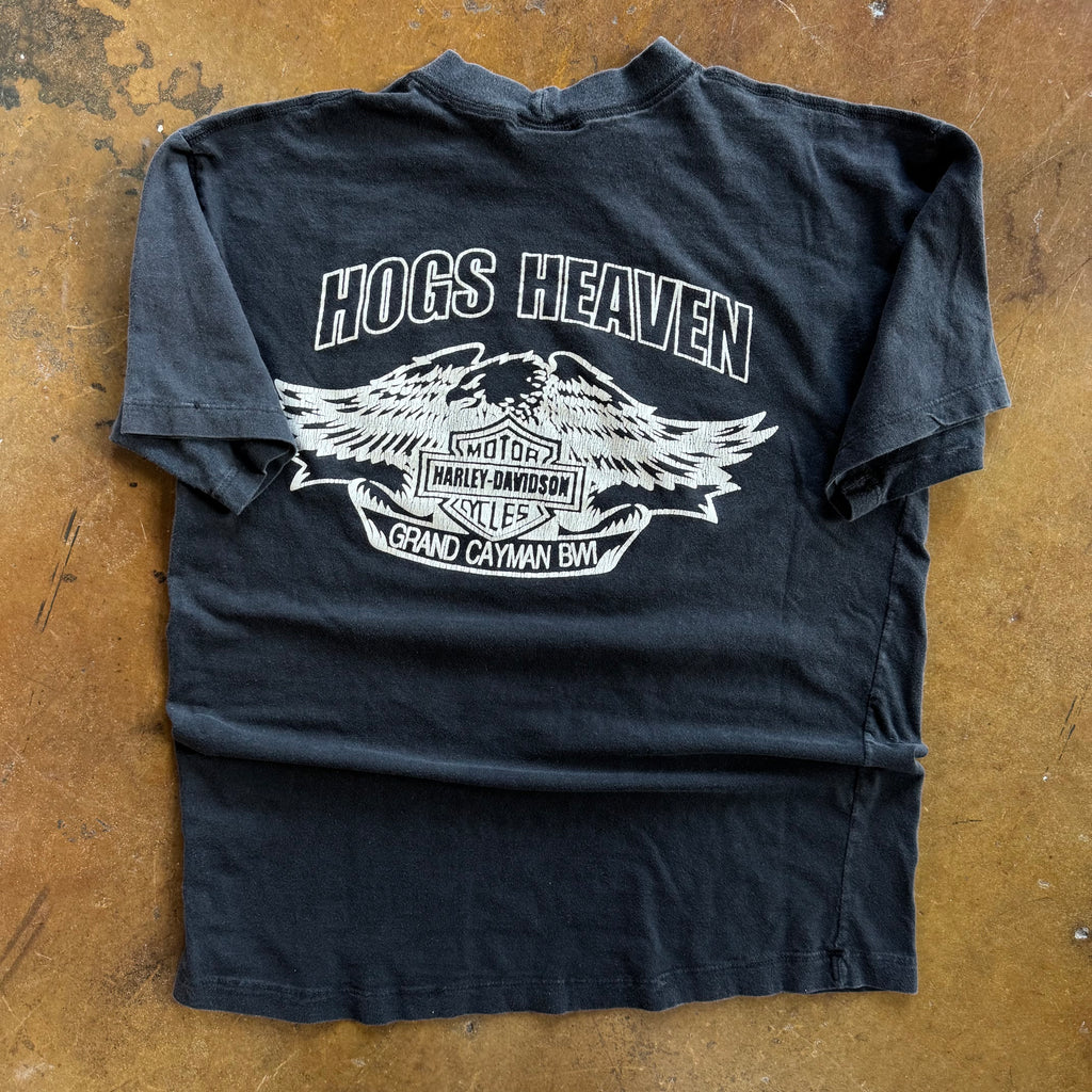 90’s Harley Cayman Island Skull Tee (L)