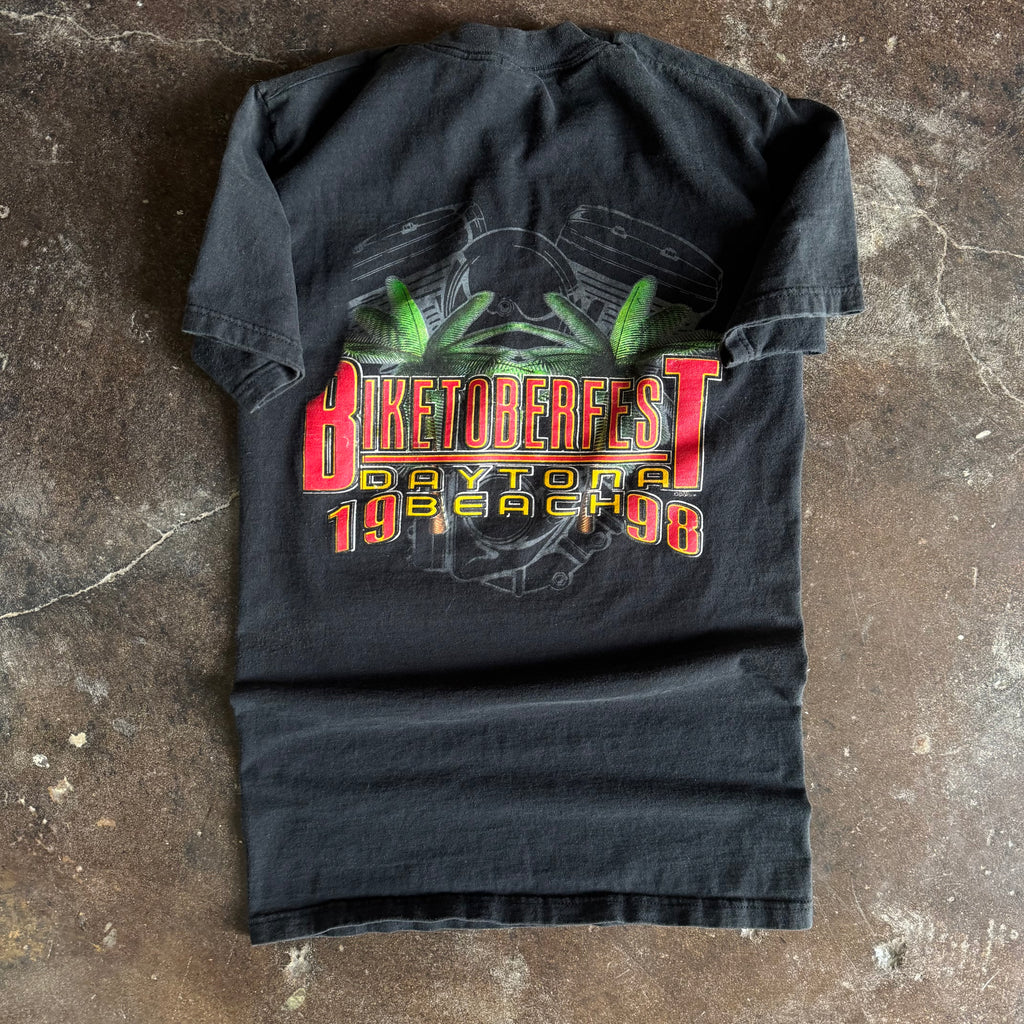 90’s Biketoberfest Grim Reaper MILF Flame Tee (S)
