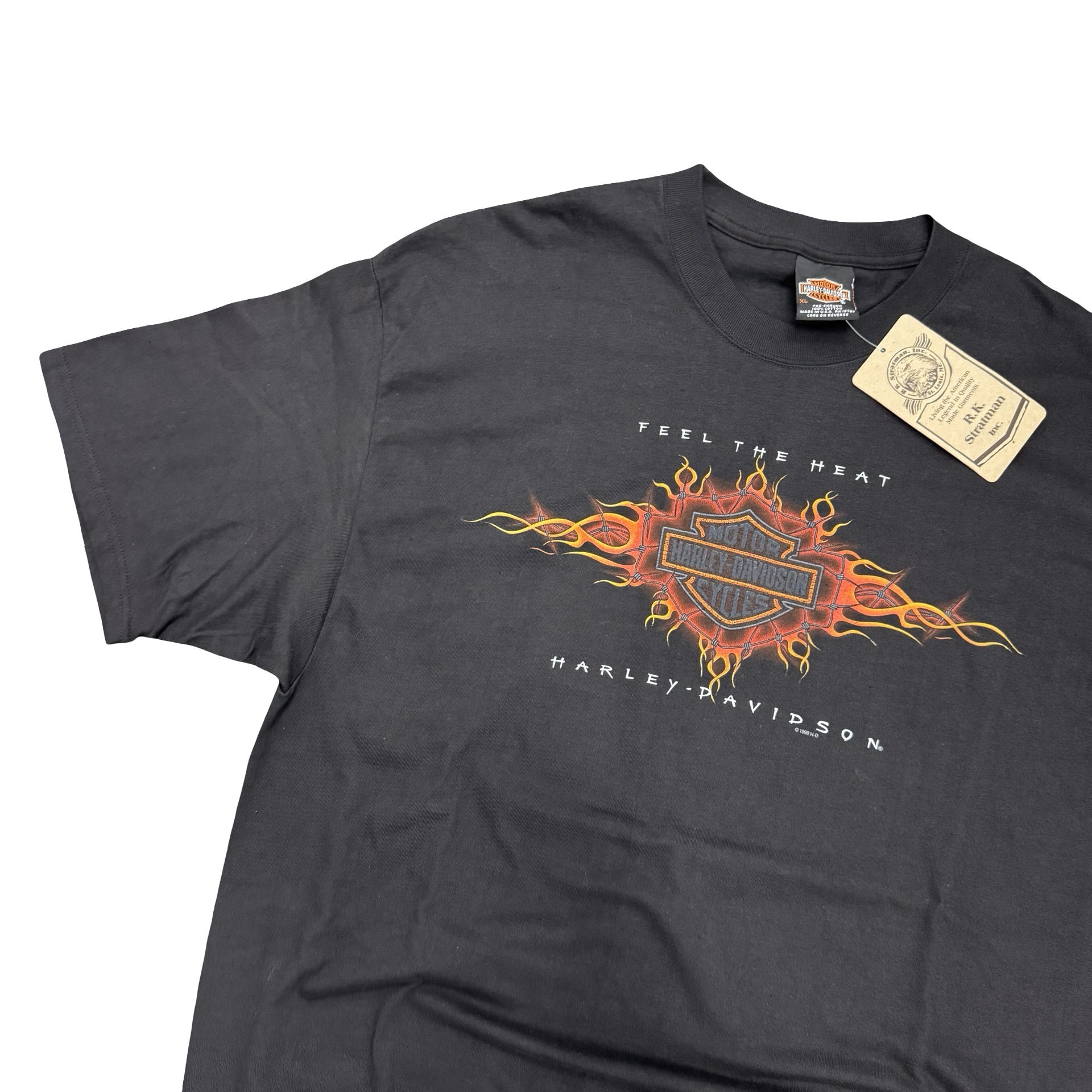90’s Feel the Heat Harley Deadstock w/ tags Tee Size XL