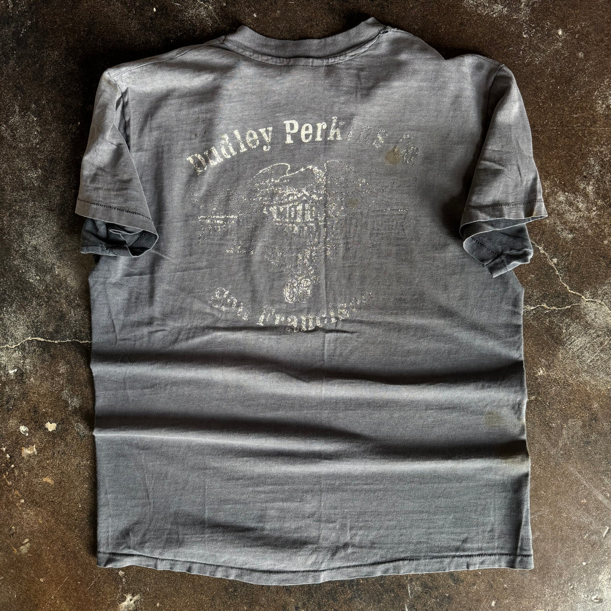 80’s Harley Winged Emblem Faded Tee (L)