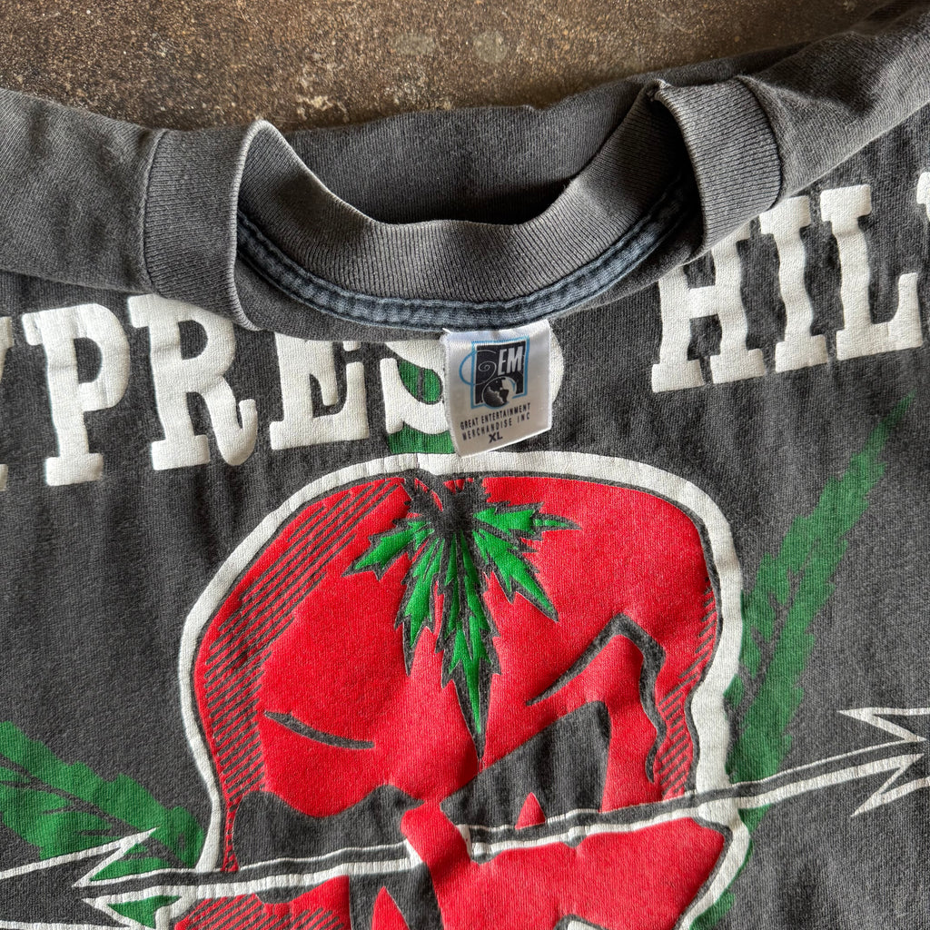 90’s Cypress Hill Marijuana Leaf Band Longsleeve (XL)
