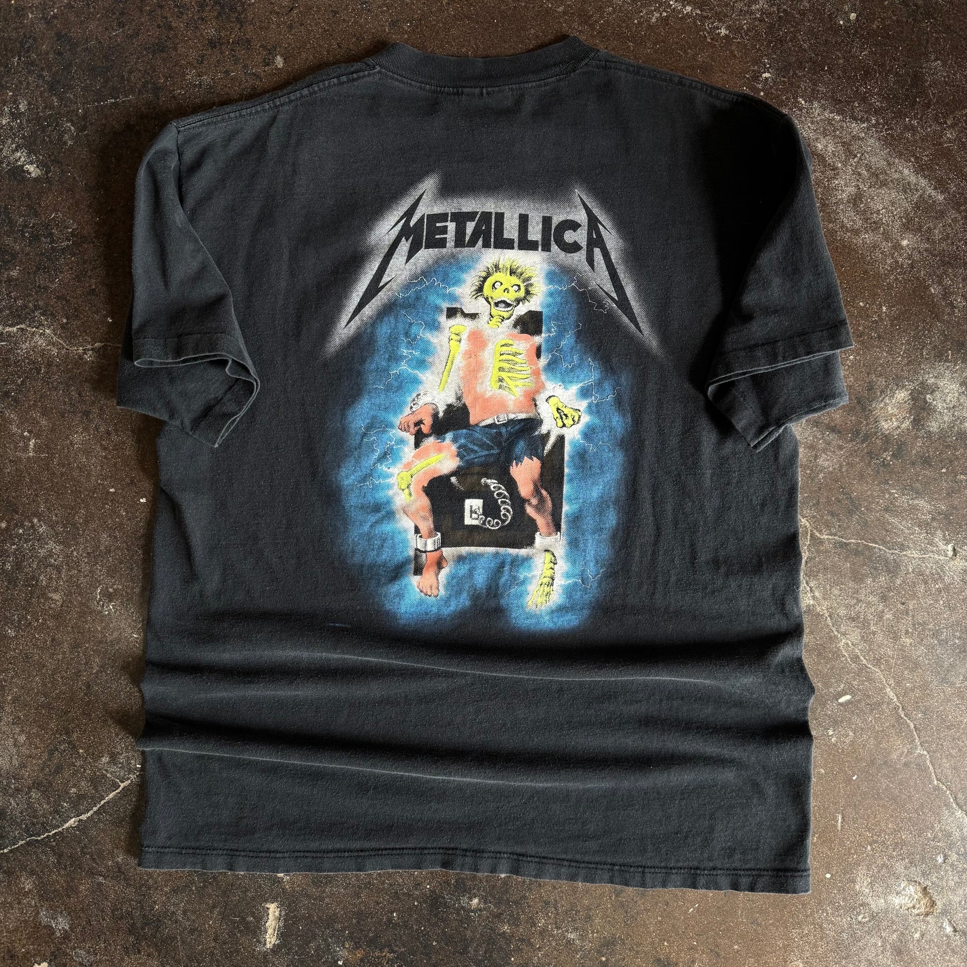 ‘89 Metallica Ride The Lightning Band Tee (XL)