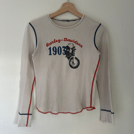 Y2K Women’s Harley 1903 Thermal Longsleeve Shirt Size S