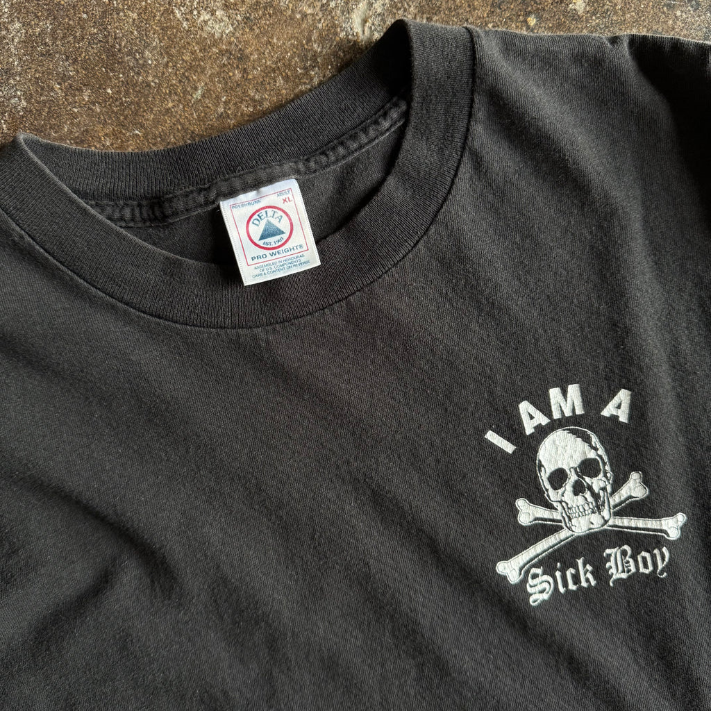 Y2K Sick Boy Motorcycles Skull Longsleeve (XL)