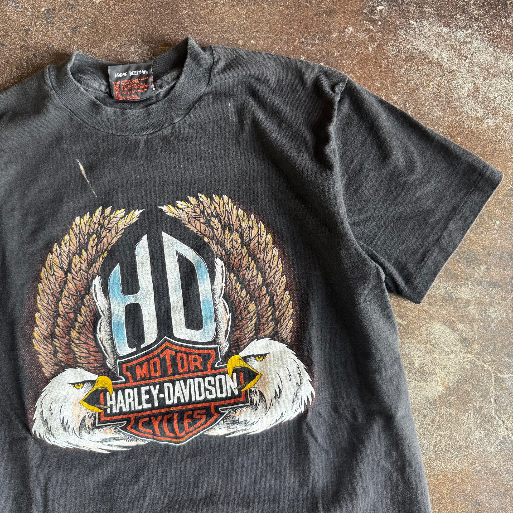 90’s Harley Twin Eagle Emblem Tee (L)