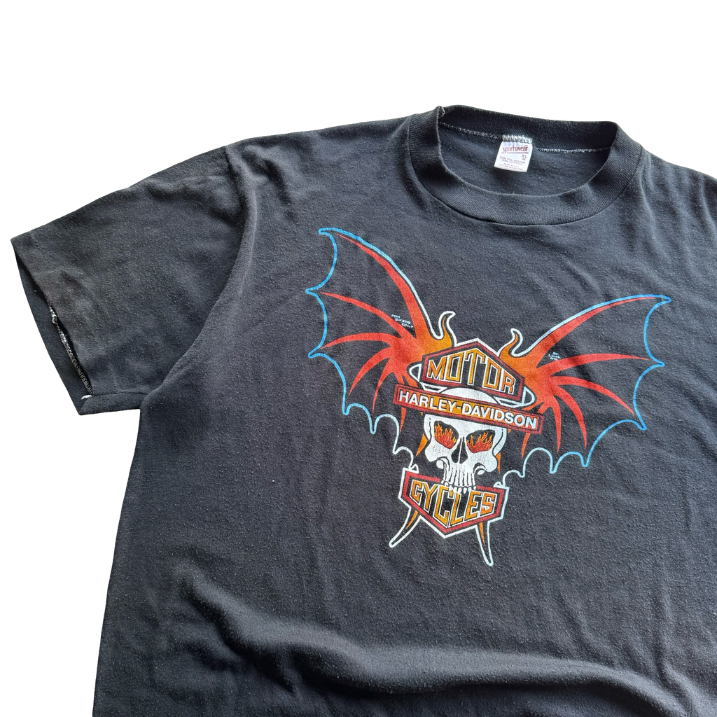 80’s Harley Bat Skull Brotherhood SC Tee Size XL