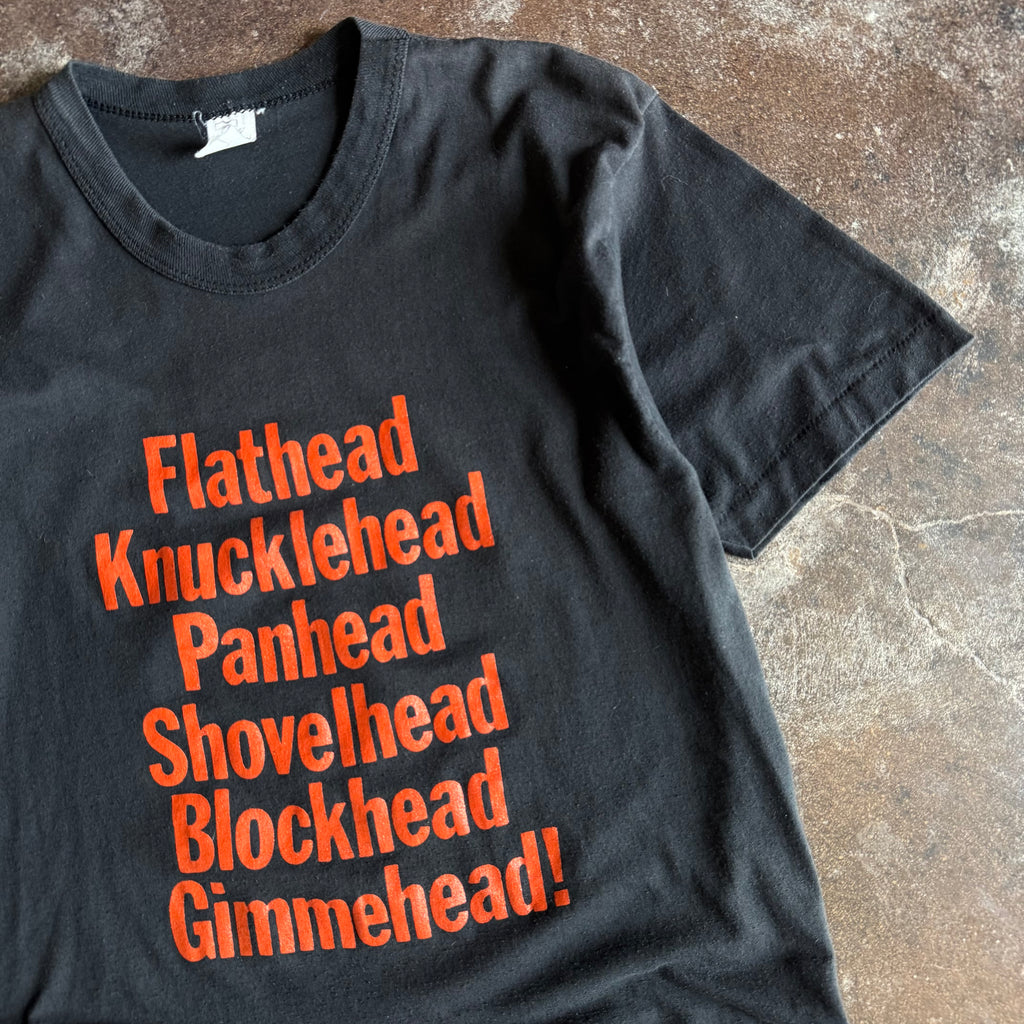 90’s Bike Week Gimmehead Engine Funny Word Tee (L)